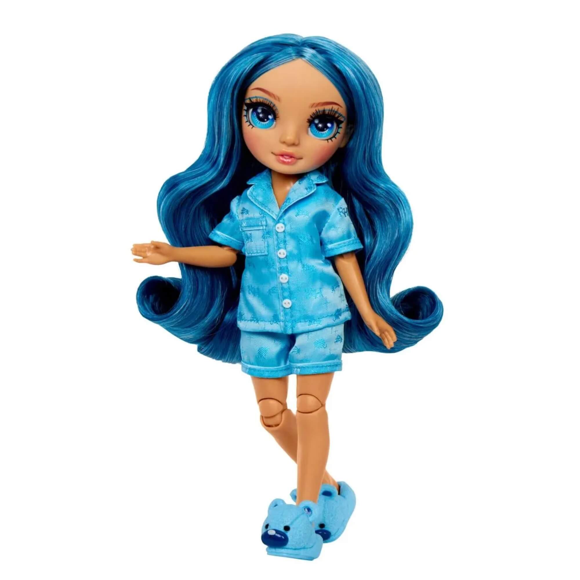 Boneca Rainbow High Jr High - PJ Party - Skyler 23cm (Azul) MGA - 4222530947