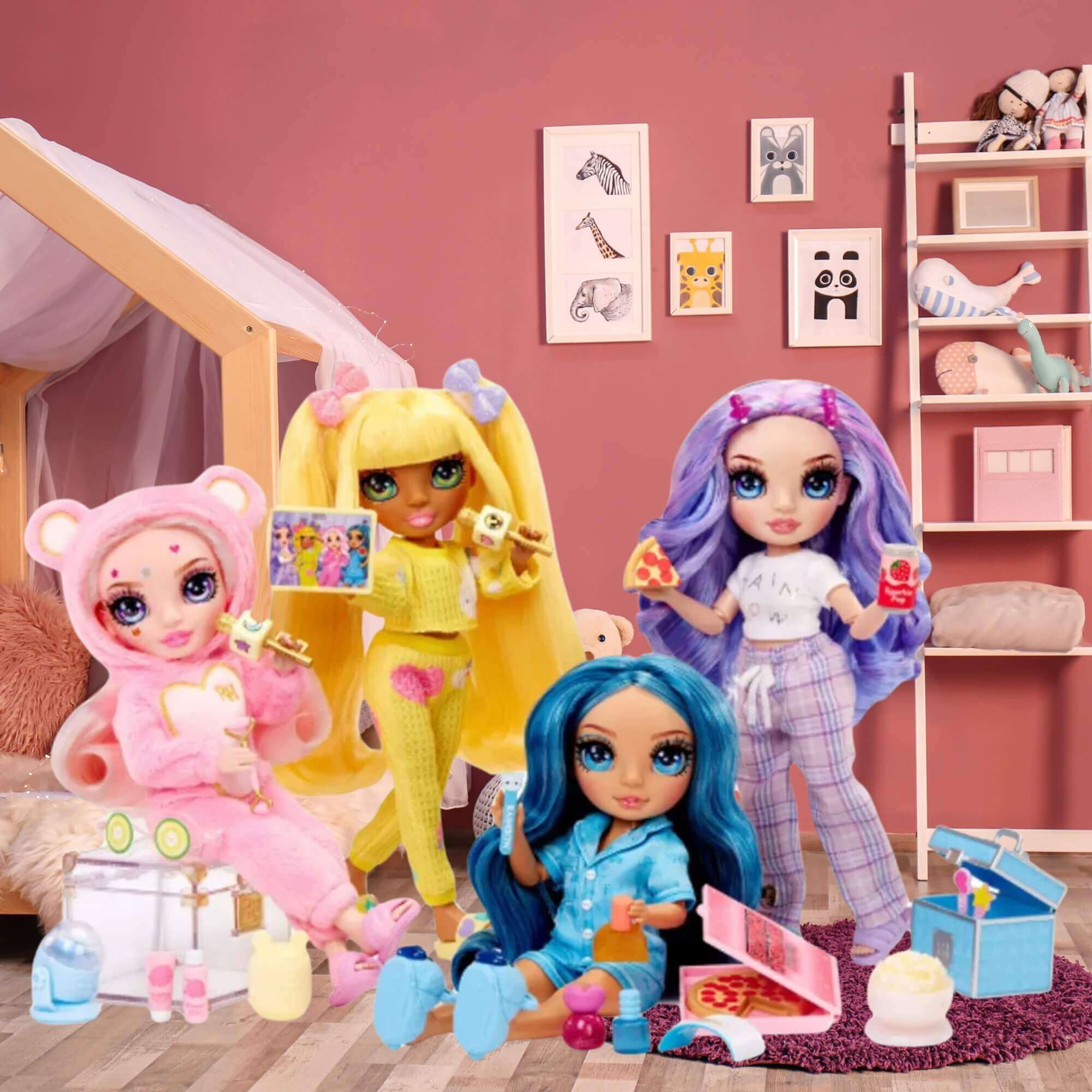 Boneca Rainbow High Jr High - PJ Party - Skyler 23cm (Azul) MGA - 4222530947