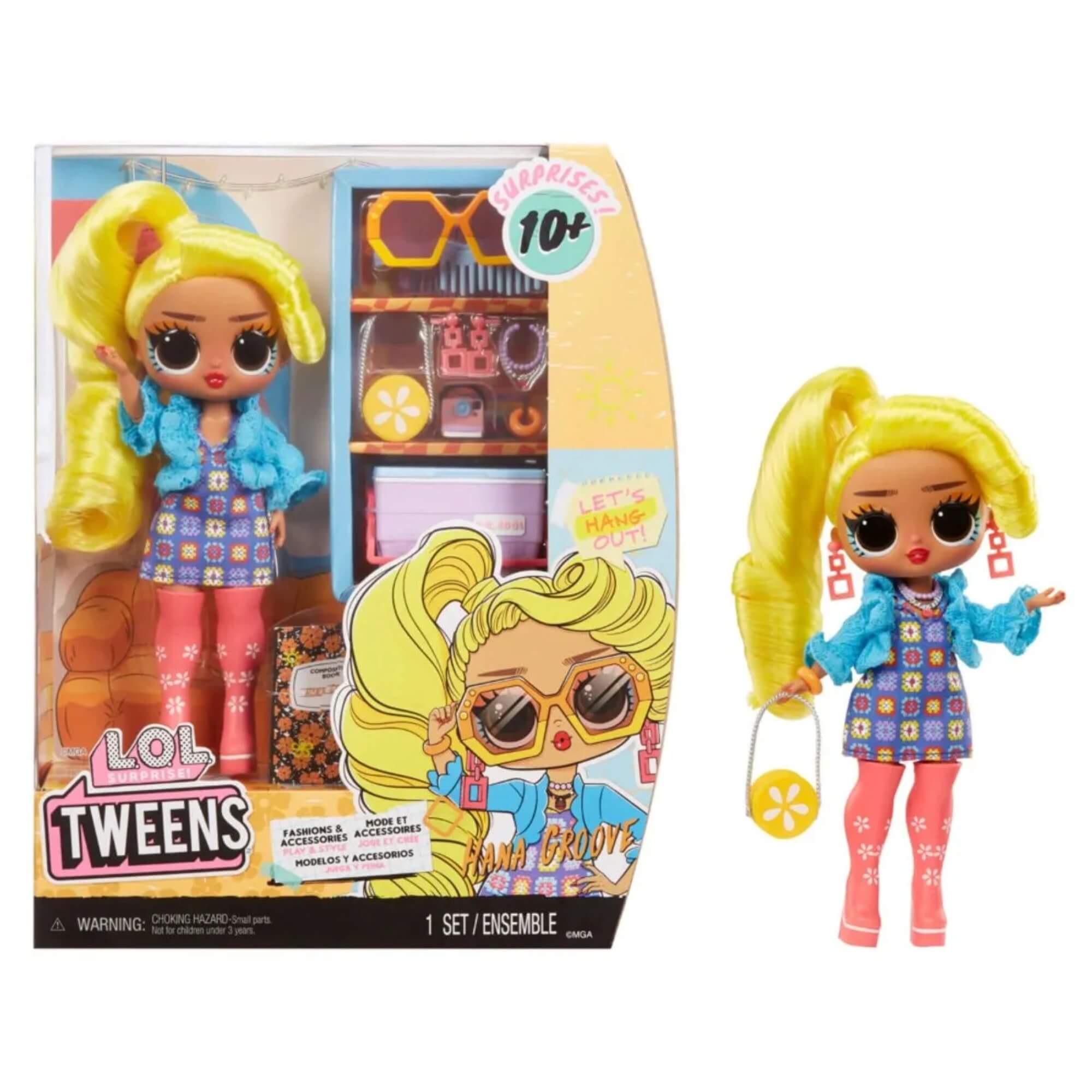 Boneca L.O.L. Surprise Tweens Core Doll - Hana Groove MGA - 4222591658