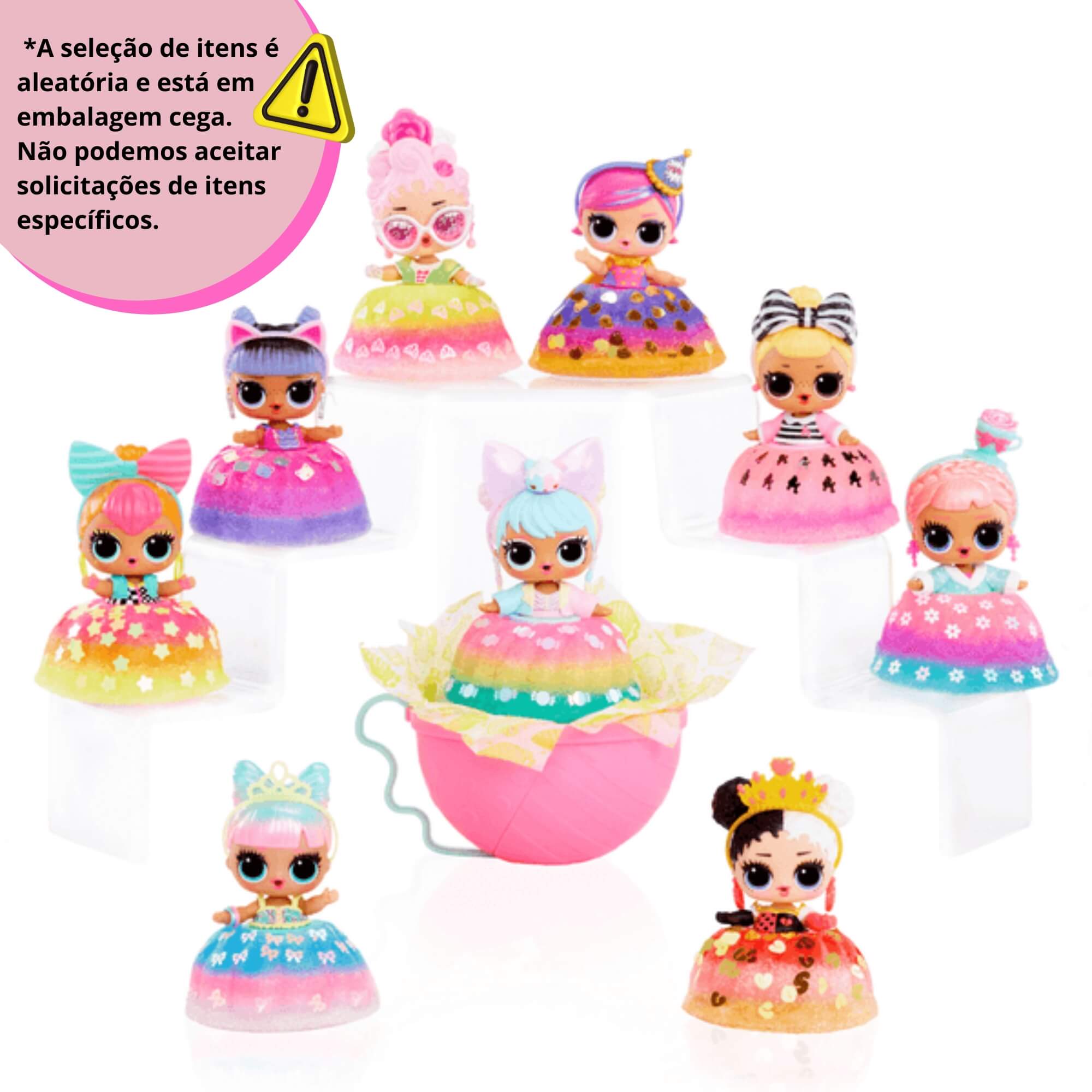 Boneca L.O.L. Surprise Mix & Make Birthday Cake Tots MGA - 4222593140