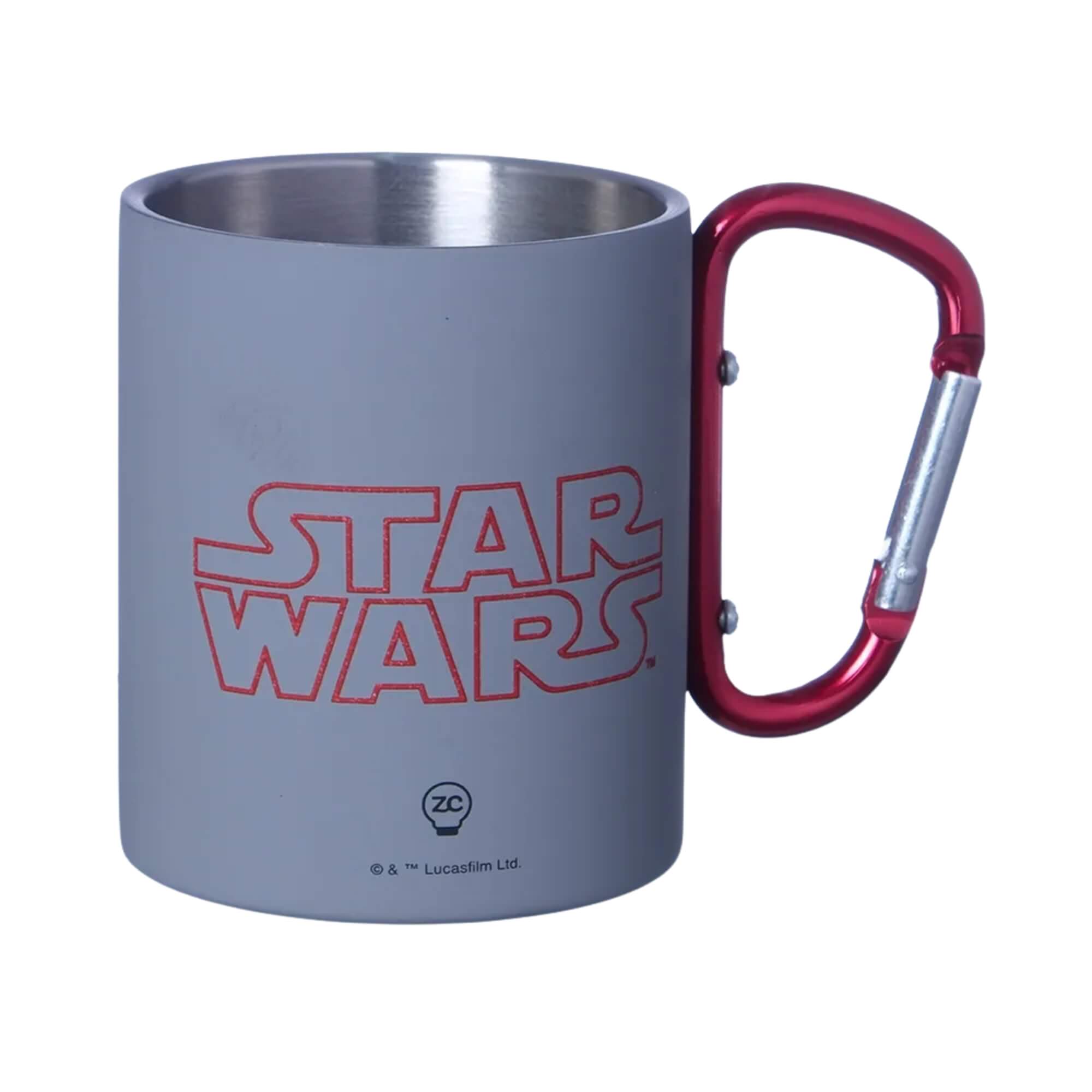 Caneca Mosquetão 300ml Darth Vader - Star Wars Zona Criativa - 10025165