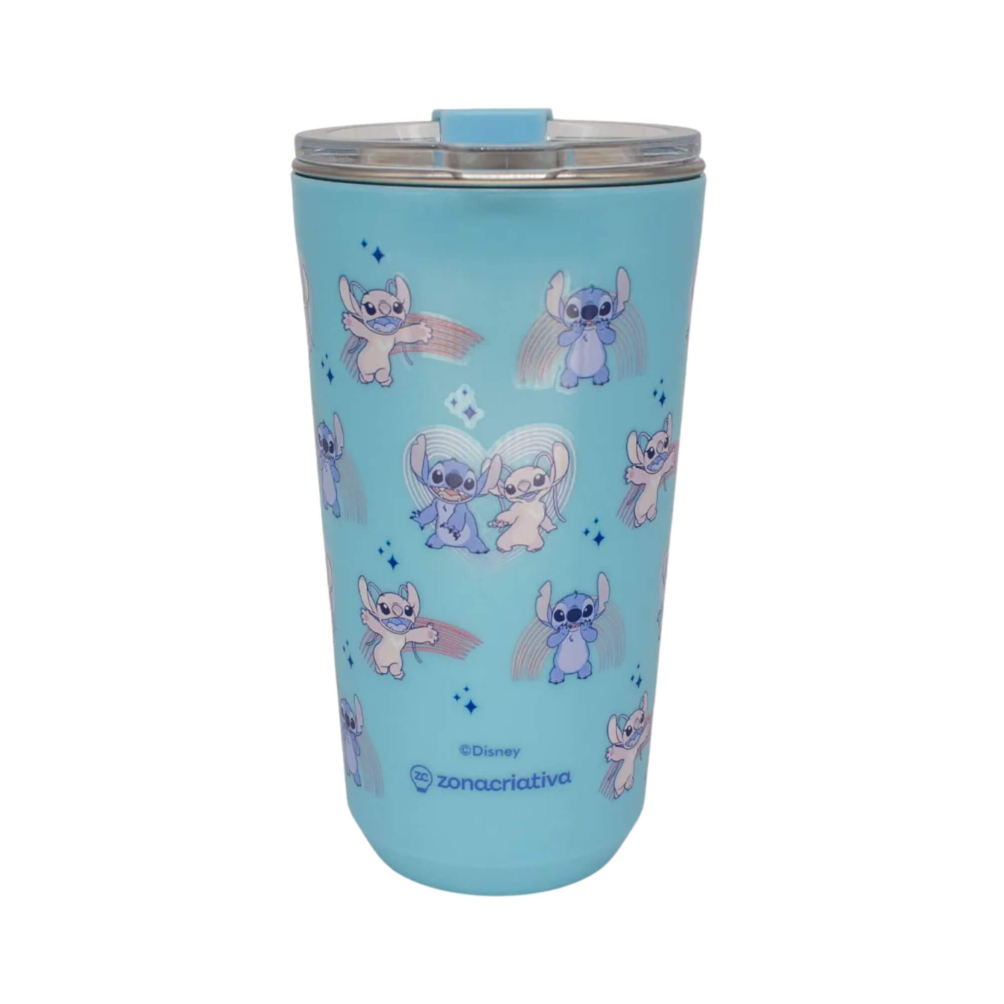 Copo Sky Stitch Namorados 500ml Zona Criativa - 10025652