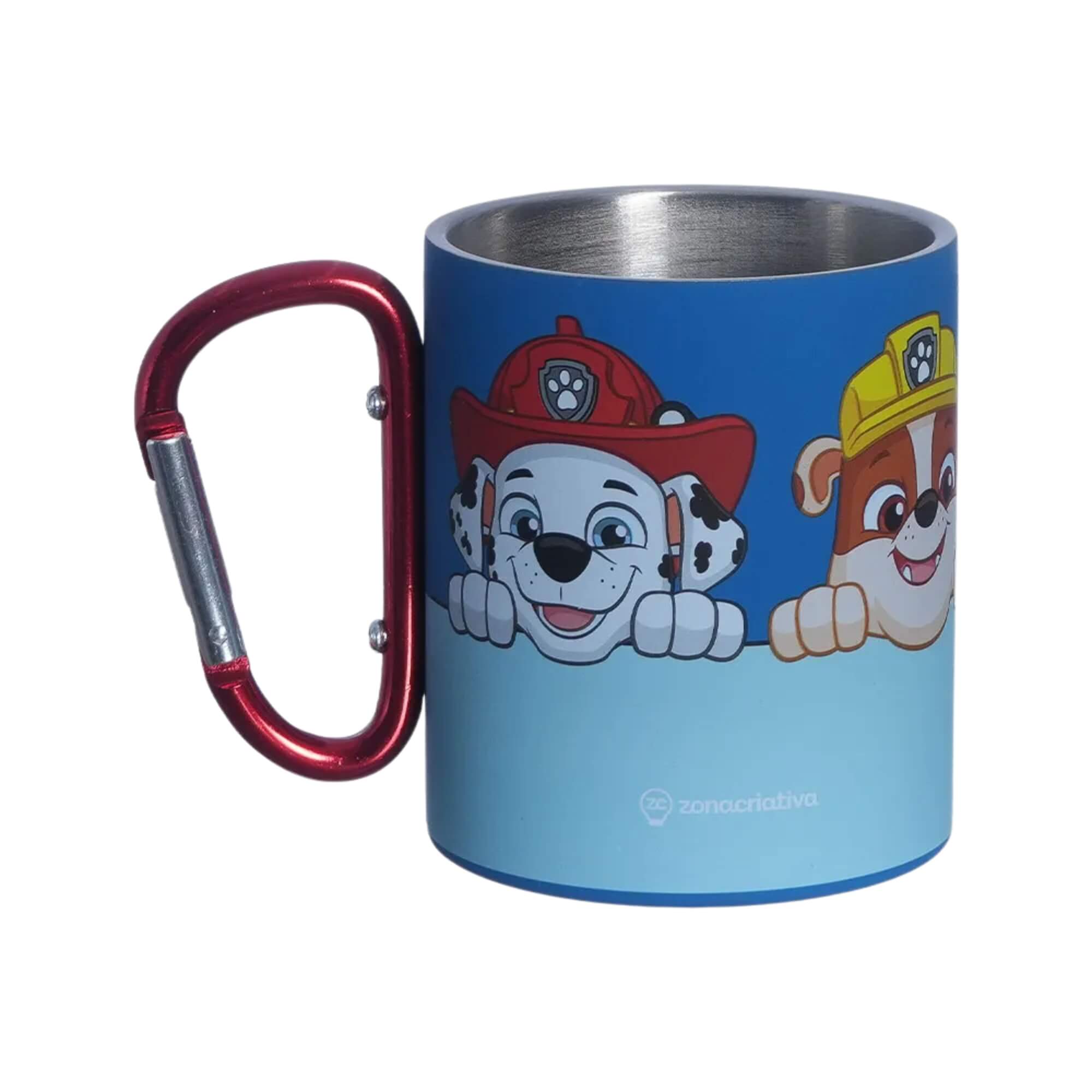 Caneca Mosquetão 300ml Patrulha Canina Zona Criativa - 10025879