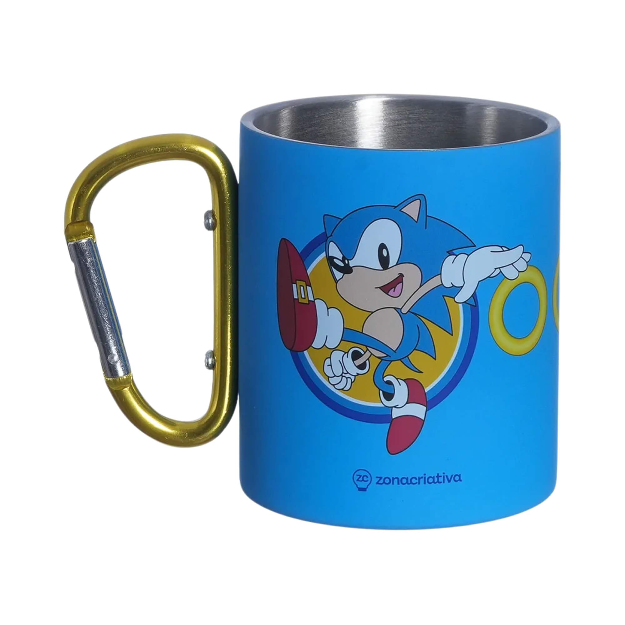 Caneca Mosquetão 300ml Sonic Zona Criativa - 10026014