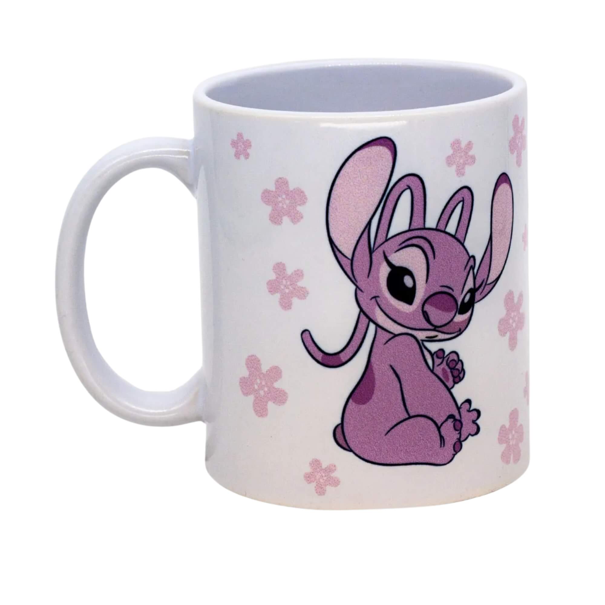 Caneca Pop 350ml New Gift Angel Flowers Zona Criativa - 10026434
