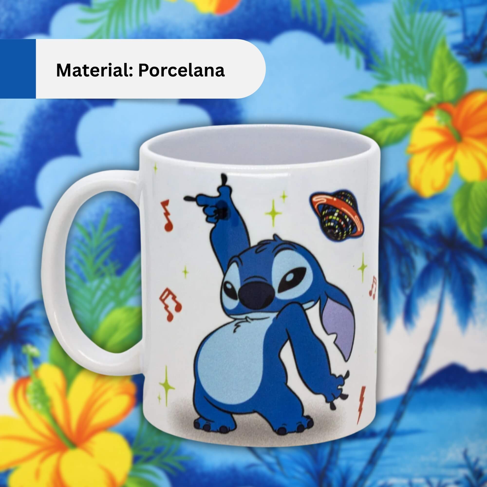 Caneca Pop 350ml New Gift Stitch Alien Zona Criativa - 10026435