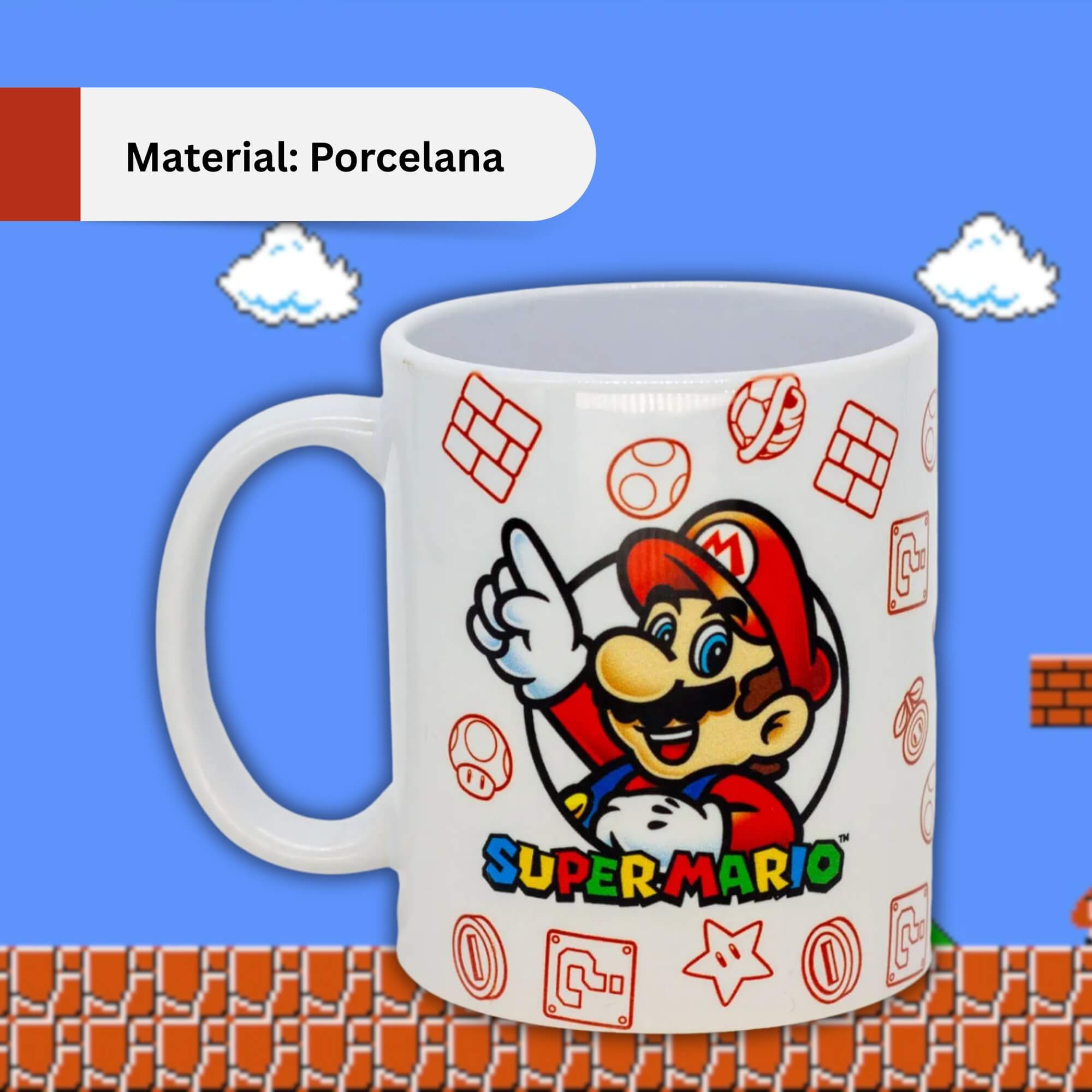 Caneca Pop 350ml New Gift Mario Bowser Zona Criativa - 10026439