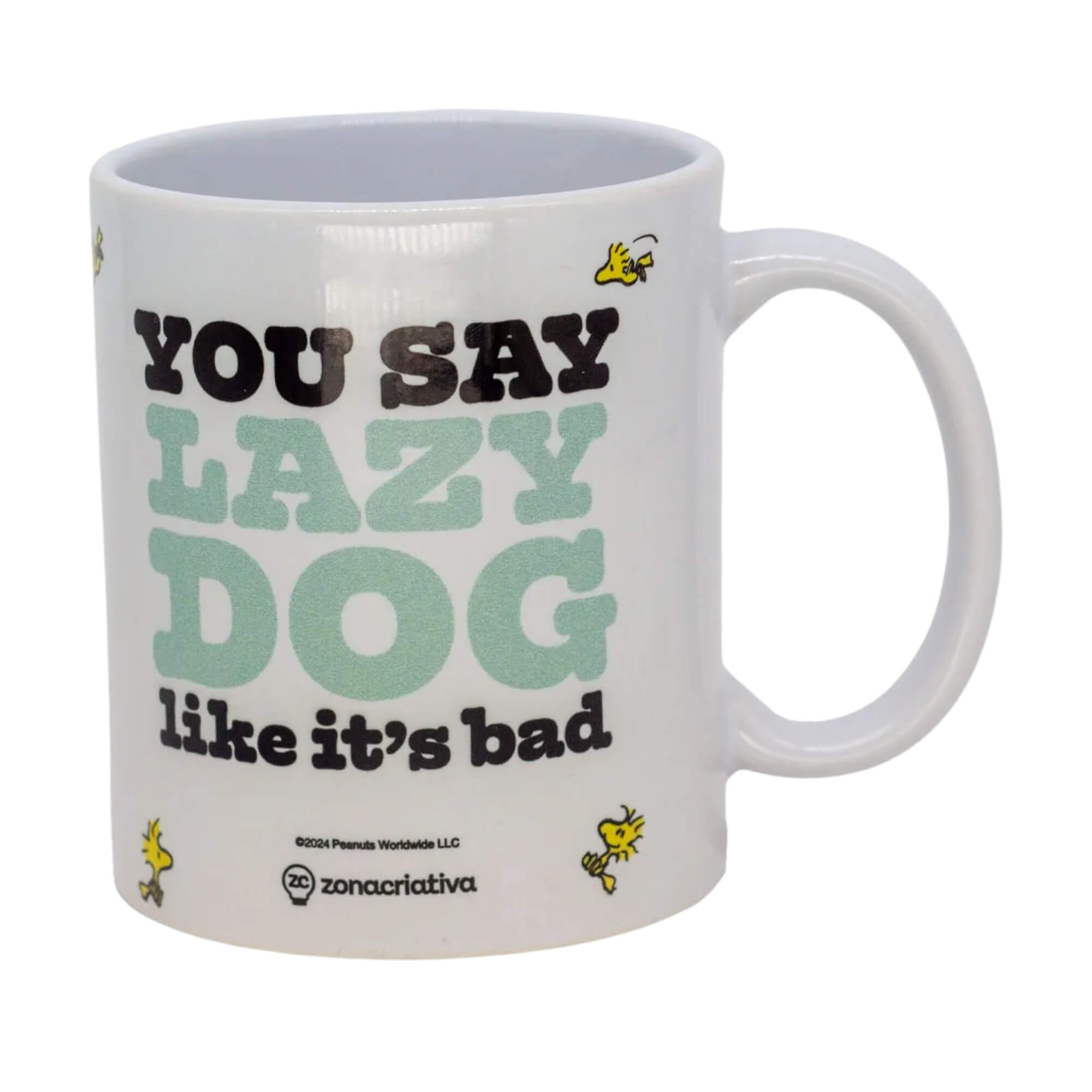Caneca Pop 350ml New Gift Snoopy Peanuts Lazy Dog Zona Criativa - 10026448
