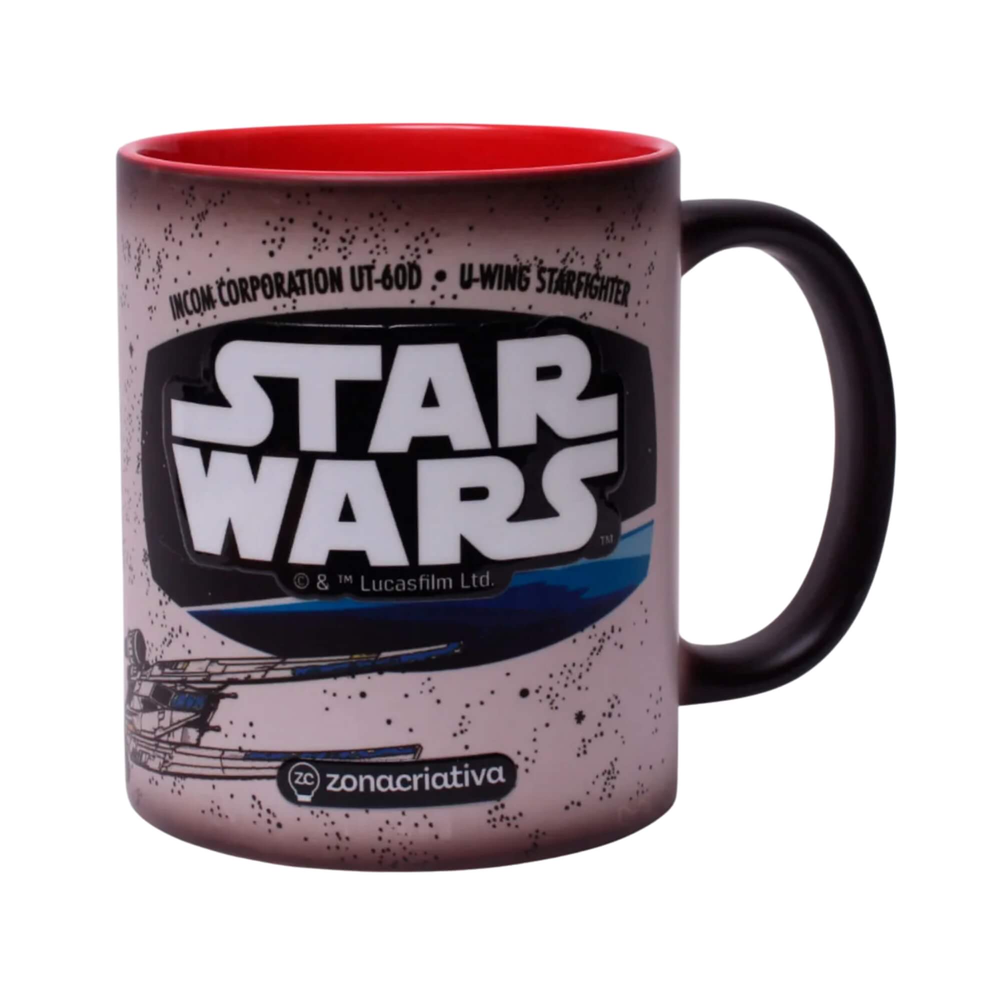 Caneca Magic 300ml Darth Vader Zona Criativa - 10026465