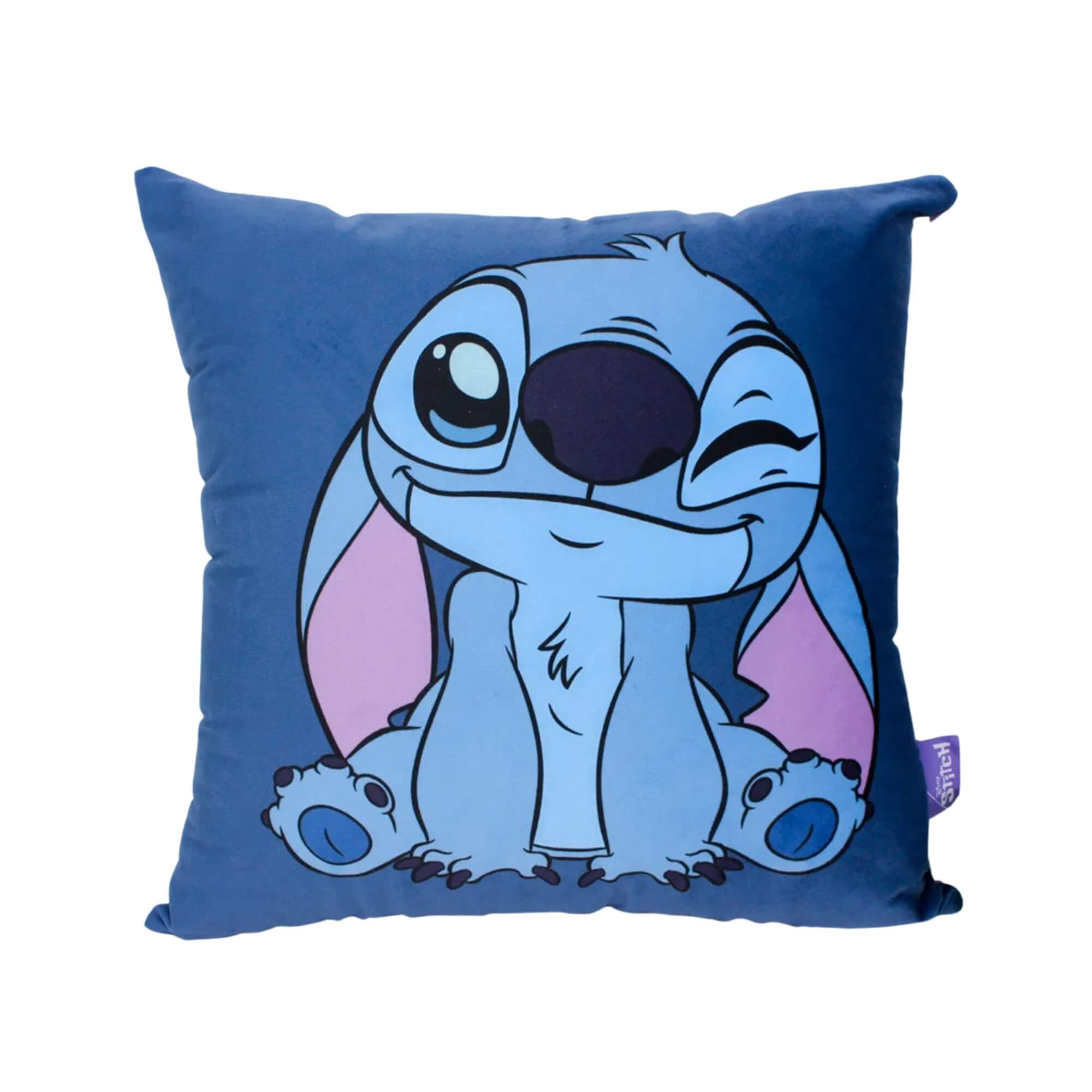 Almofada Fibra Veludo 40x40 cm Stitch Cute Zona Criativa - 10065199