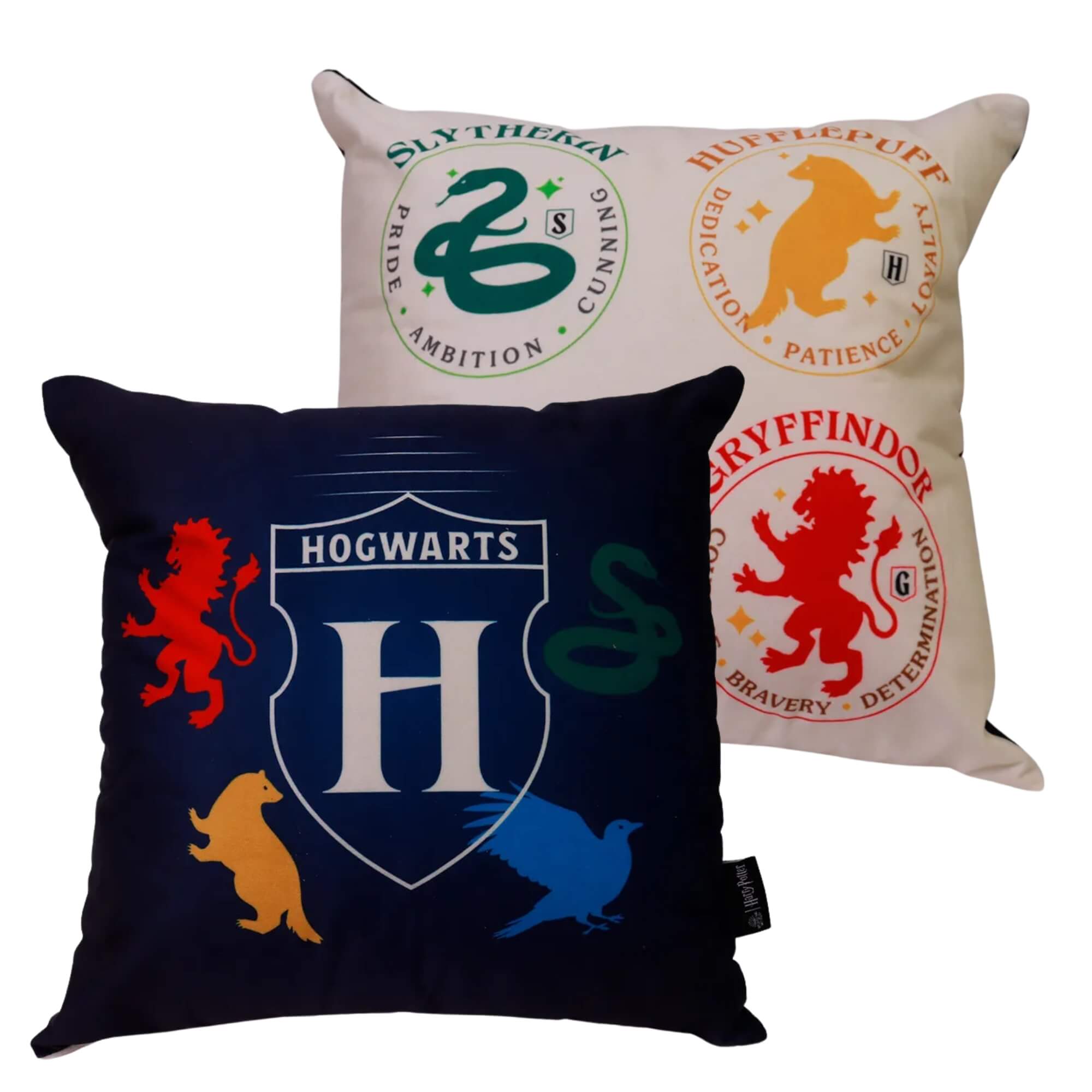 Almofada Fibra Veludo 40x40cm Harry Potter Casas Zona Criativa - 10065410