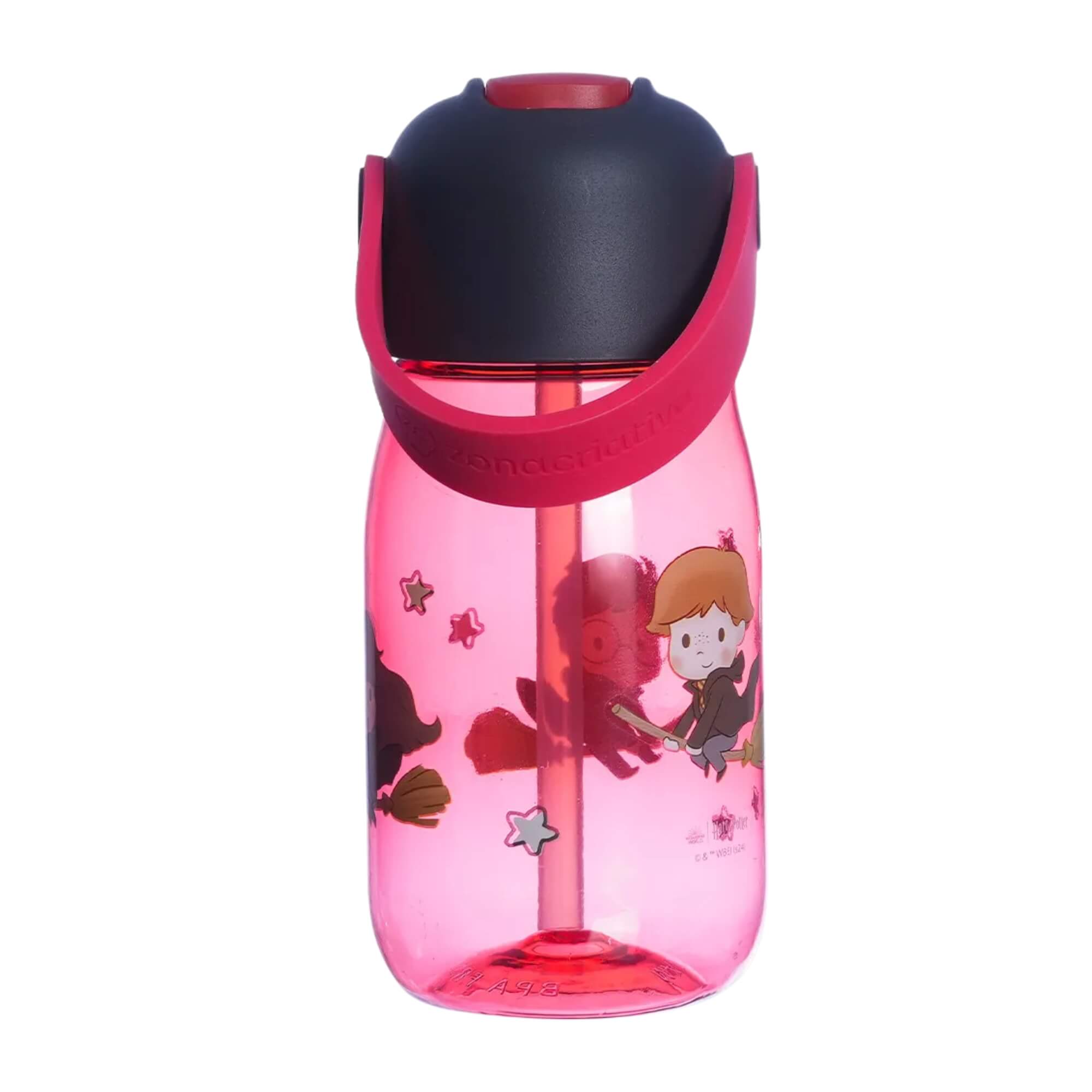 Garrafa Flip Infantil 400ml Harry Potter Cute Zona Criativa - 10072901