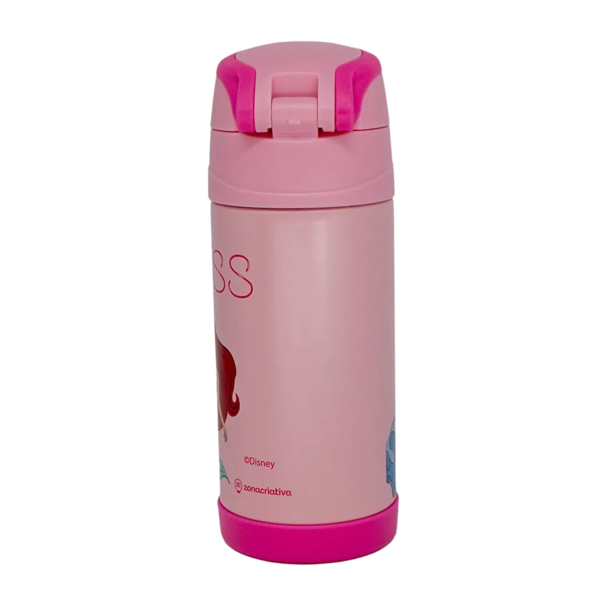 Garrafa Térmica Infantil Top Handle 350ml Princesas – Disney Zona Criativa - 10073113