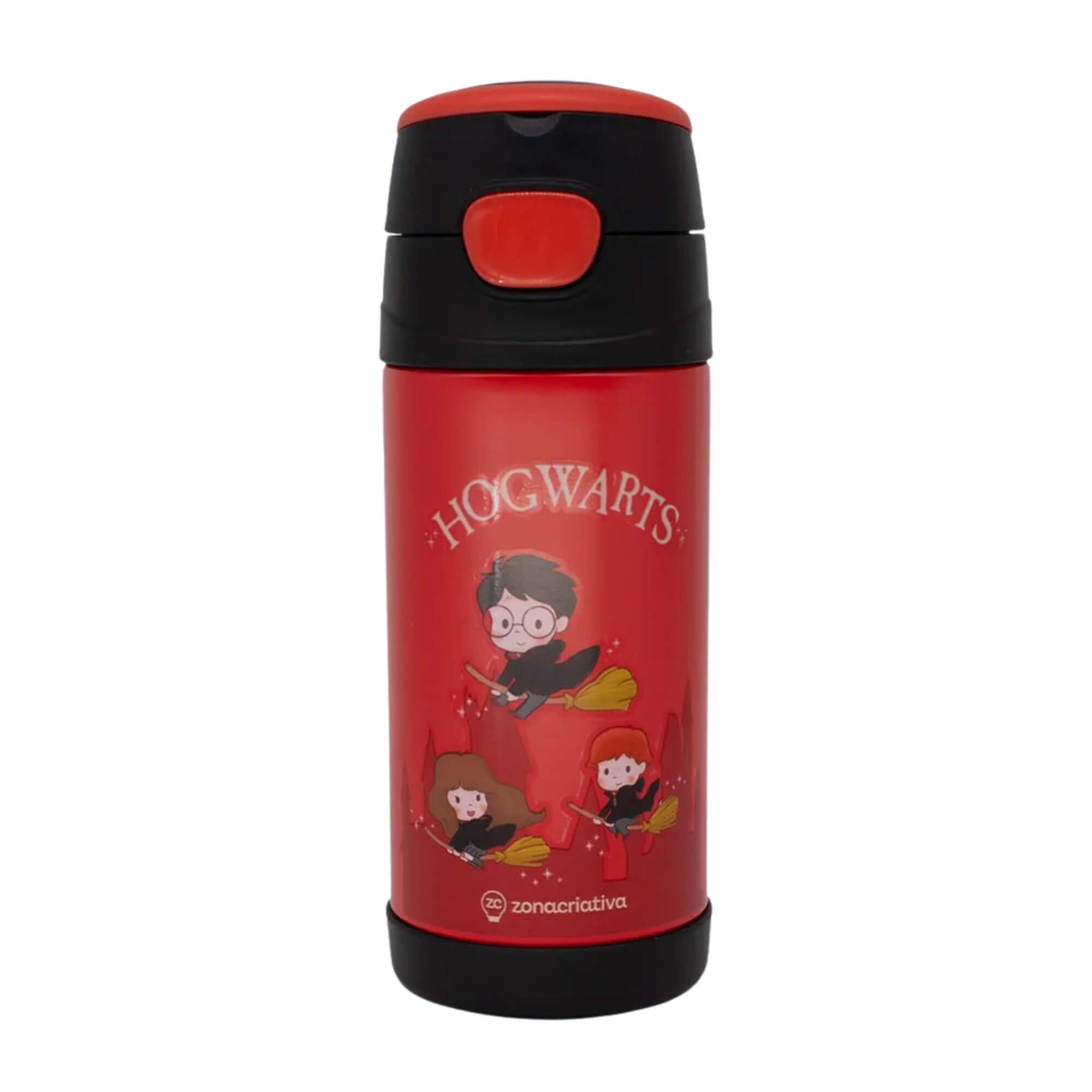 Garrafa Térmica Infantil Top Handle 350ml Hogwarts – Harry Potter Zona Criativa - 10073157