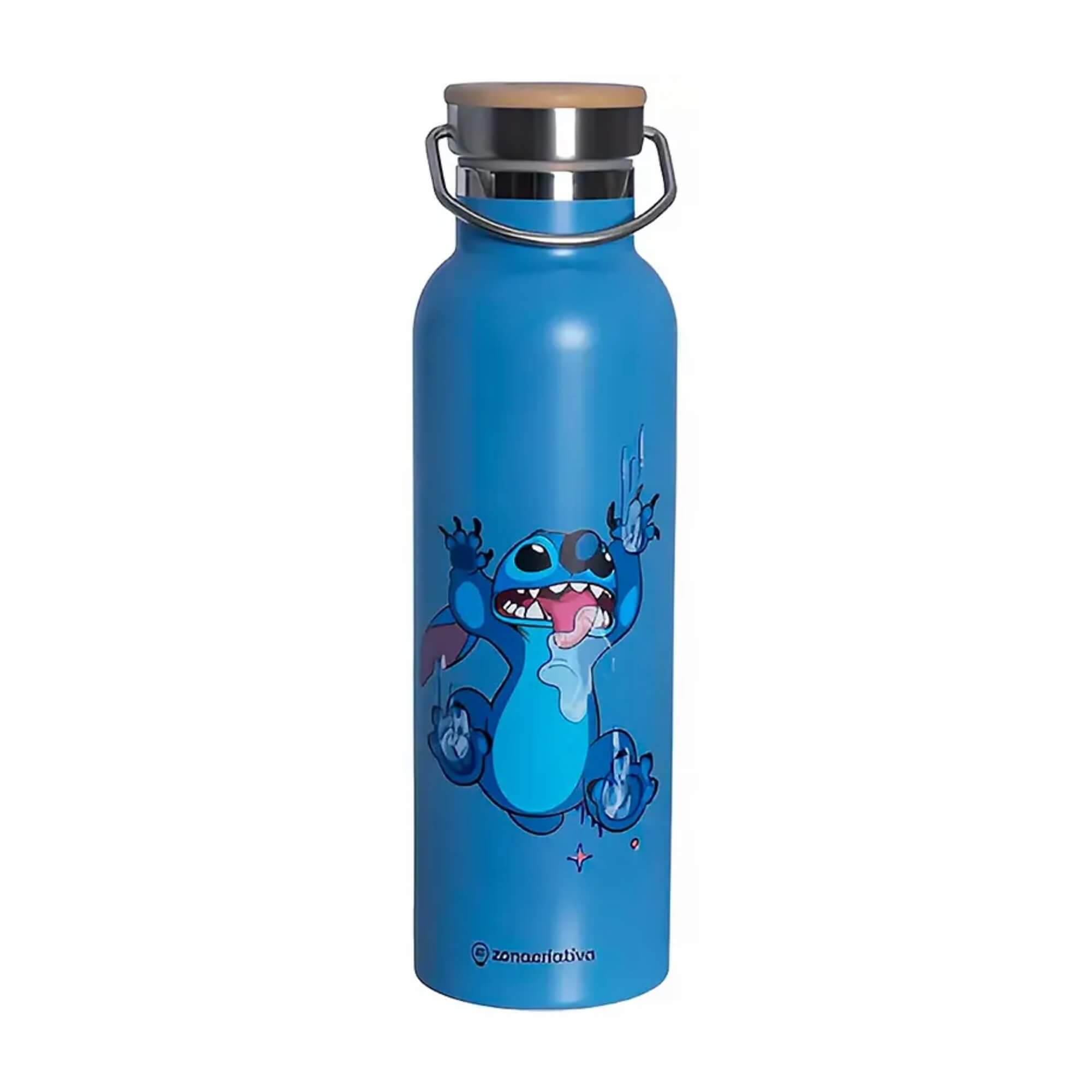 Garrafa Camp 600ml Stitch Zona Criativa - 10073203
