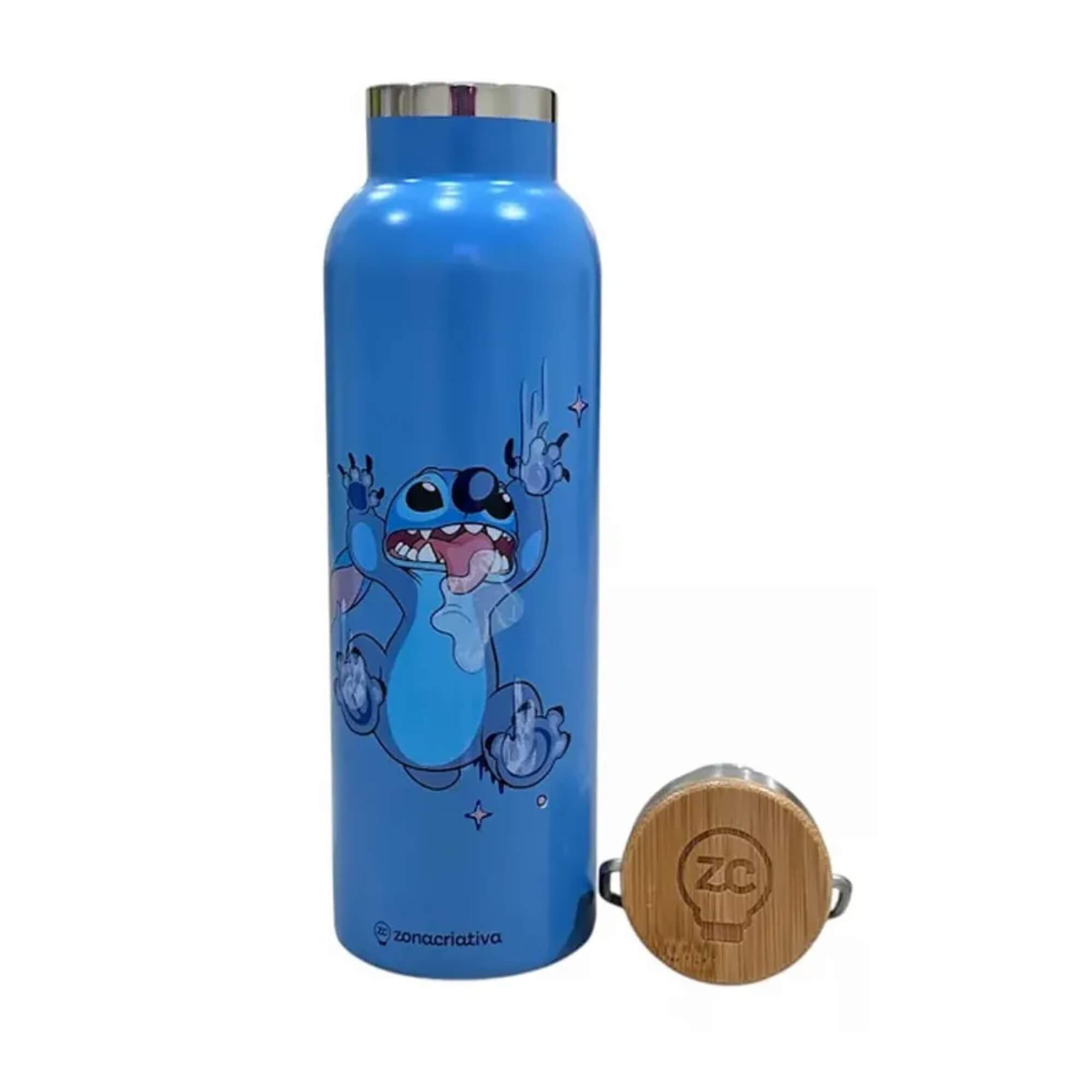 Garrafa Camp 600ml Stitch Zona Criativa - 10073203