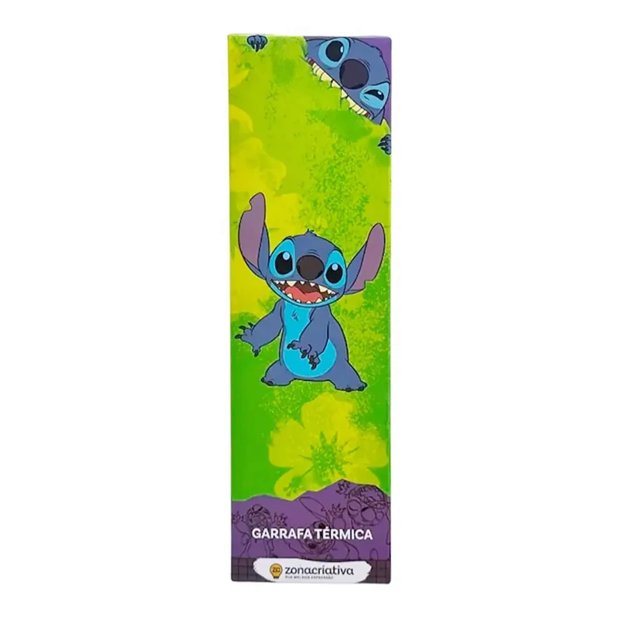 Garrafa Camp 600ml Stitch Zona Criativa - 10073203