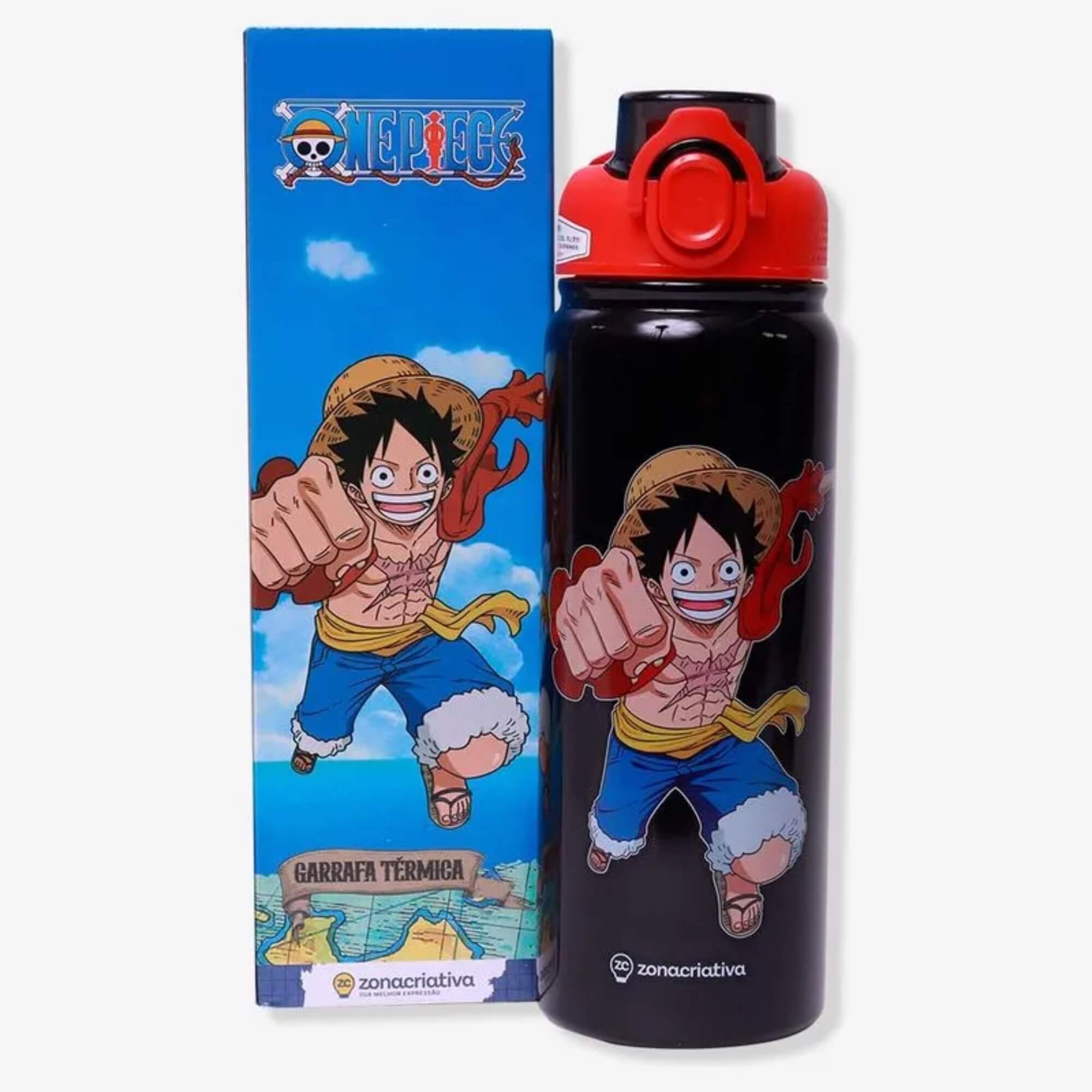Garrafa Galaxy 650ml Luffy the Monkey One Piece Zona Criativa - 10073508