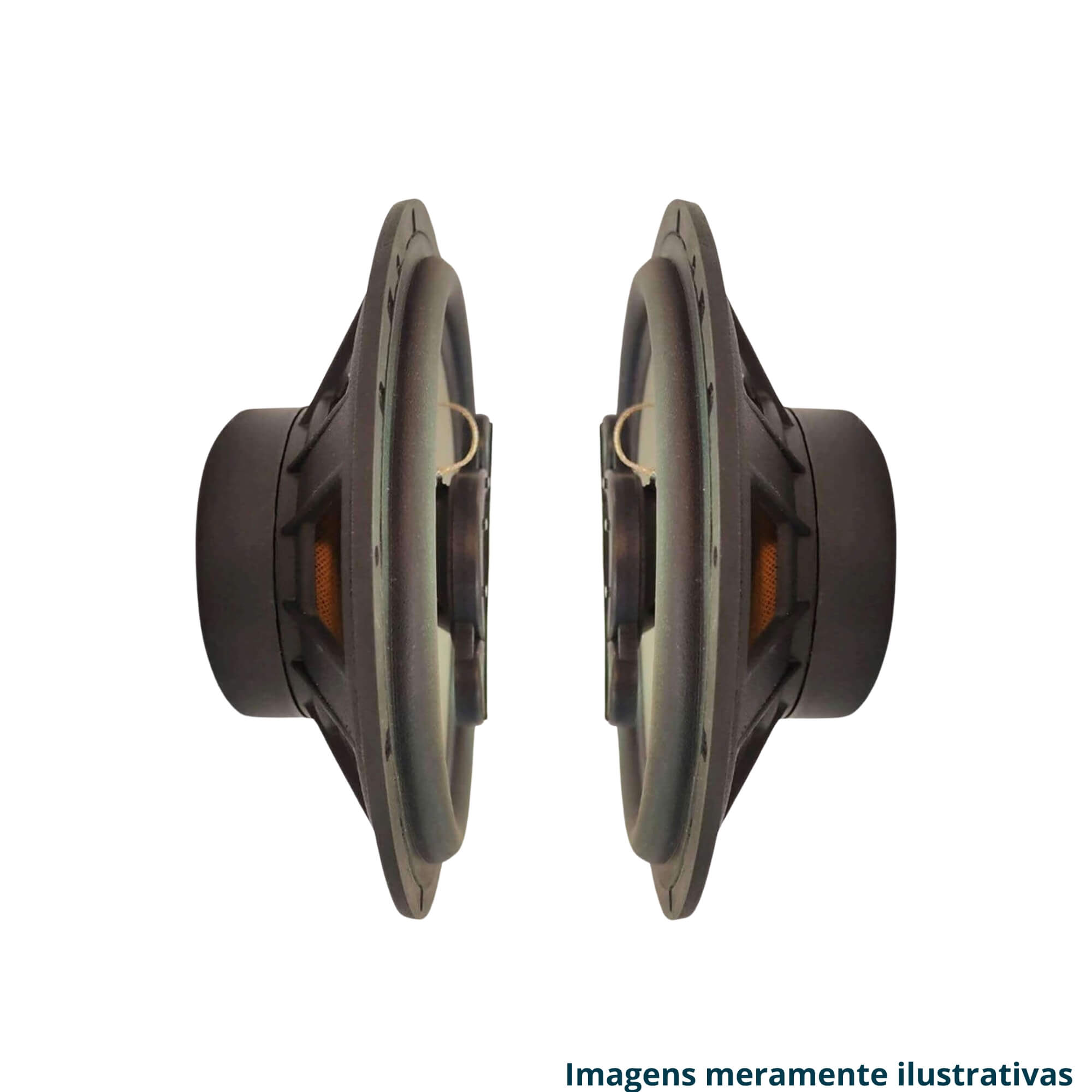 VAR Kit Alto Falante Som Automotivo + Aro Adaptador Leson Escolha o Carro
