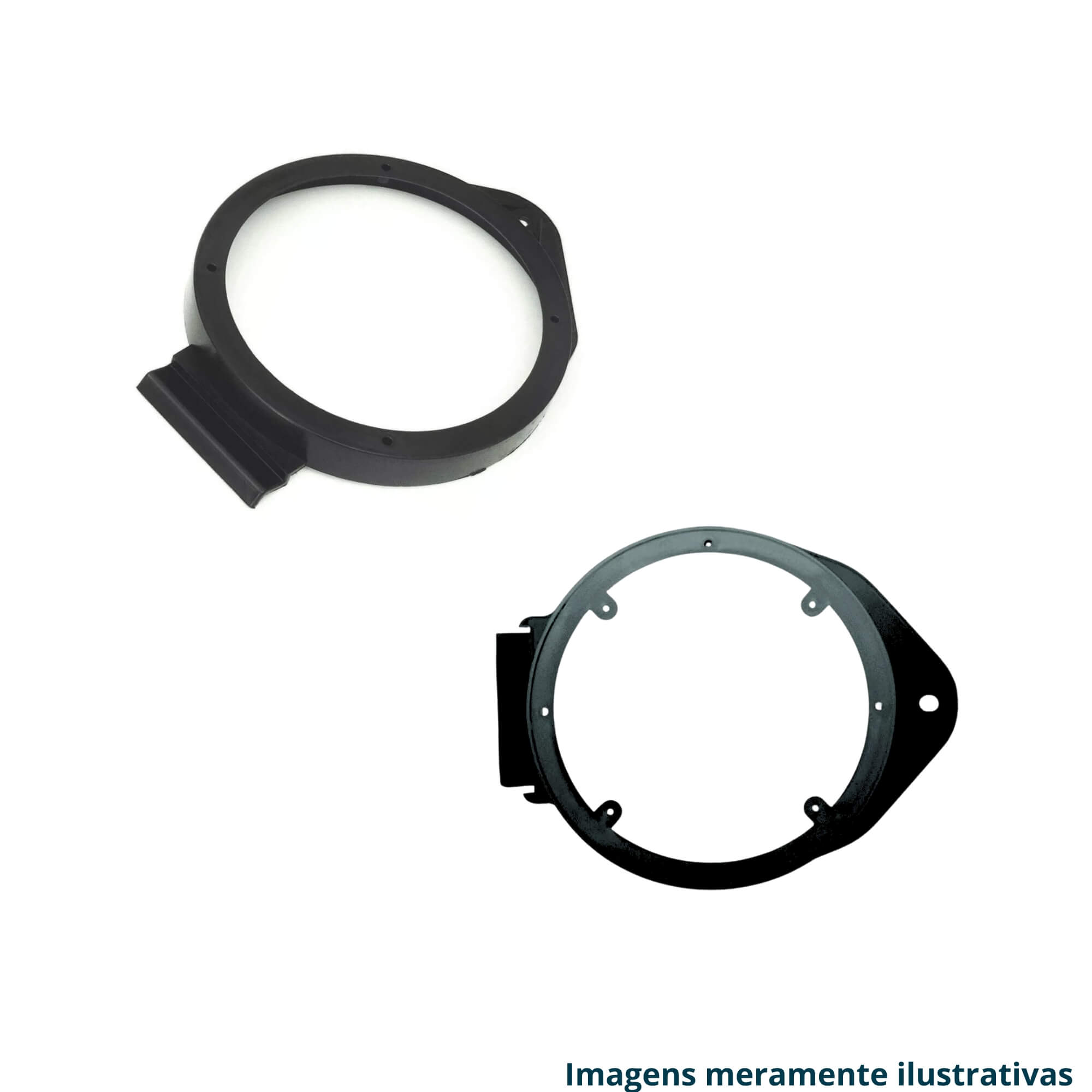 VAR Kit Alto Falante Som Automotivo + Aro Adaptador Leson Escolha o Carro Carro:Onix/prisma/cobalt/spin
