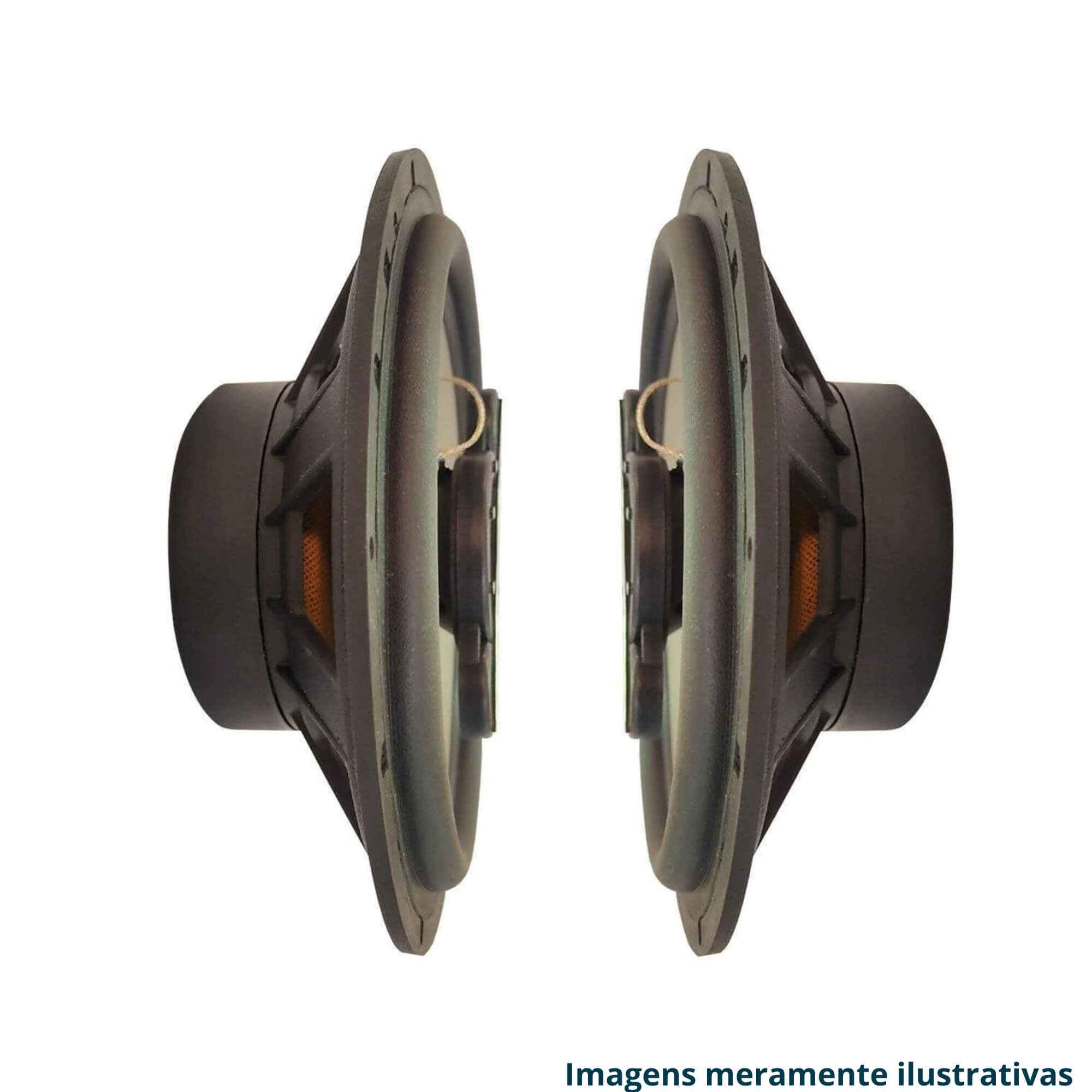 VAR Kit Alto Falante Som Automotivo + Aro Adaptador Leson Escolha o Carro Carro:Fox