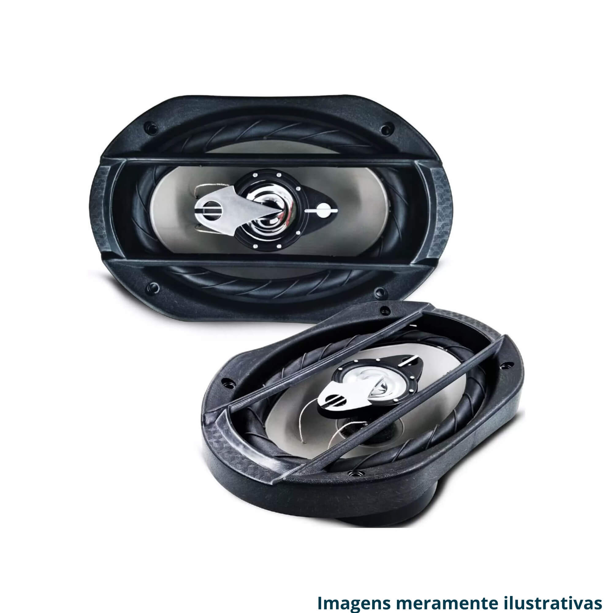 VAR Kit Alto Falante Som Automotivo + Aro Adaptador Leson Escolha o Carro Carro:Renegade