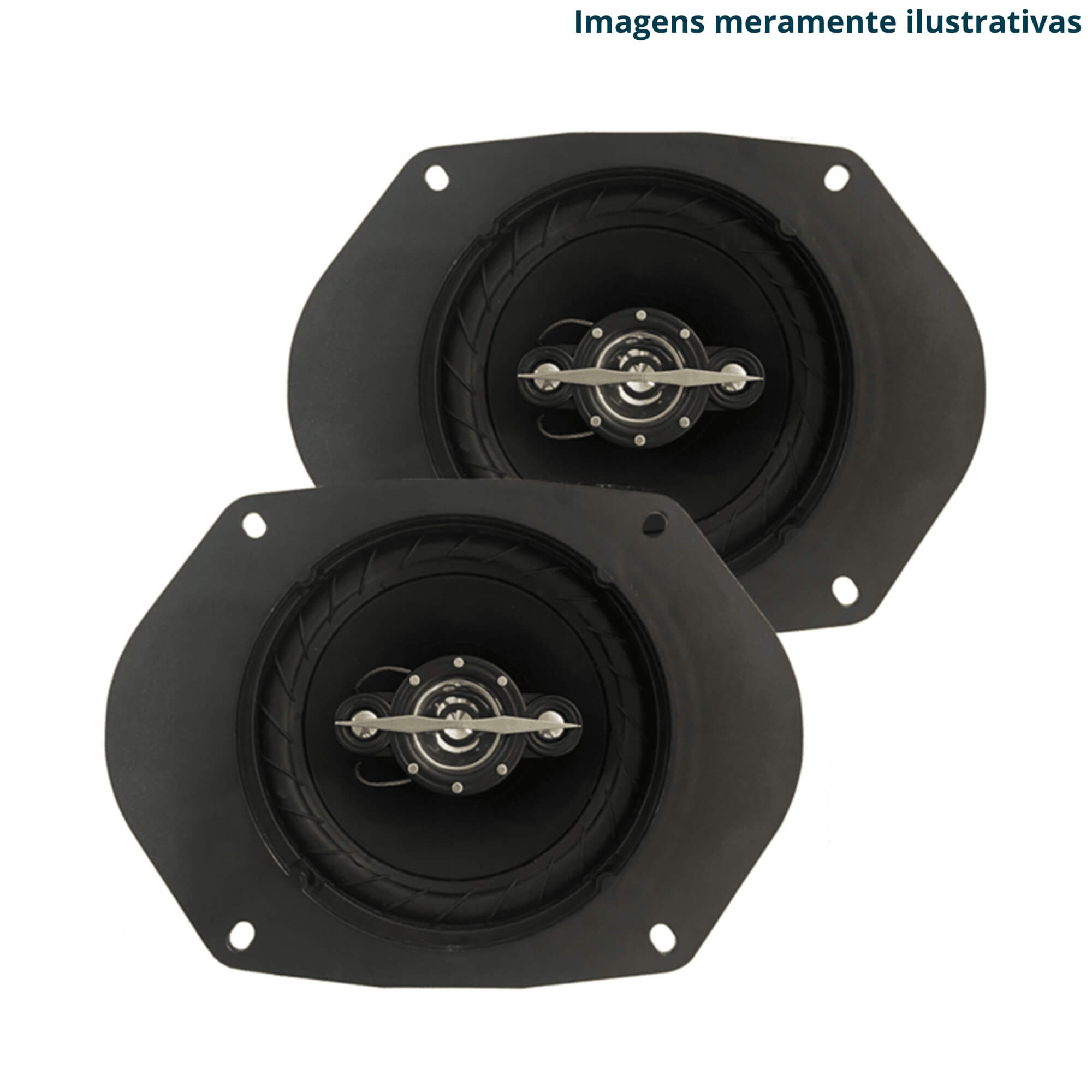 VAR Kit Alto Falante Som Automotivo + Aro Adaptador Leson Escolha o Carro Carro:Gol G2/G4 4 Portas