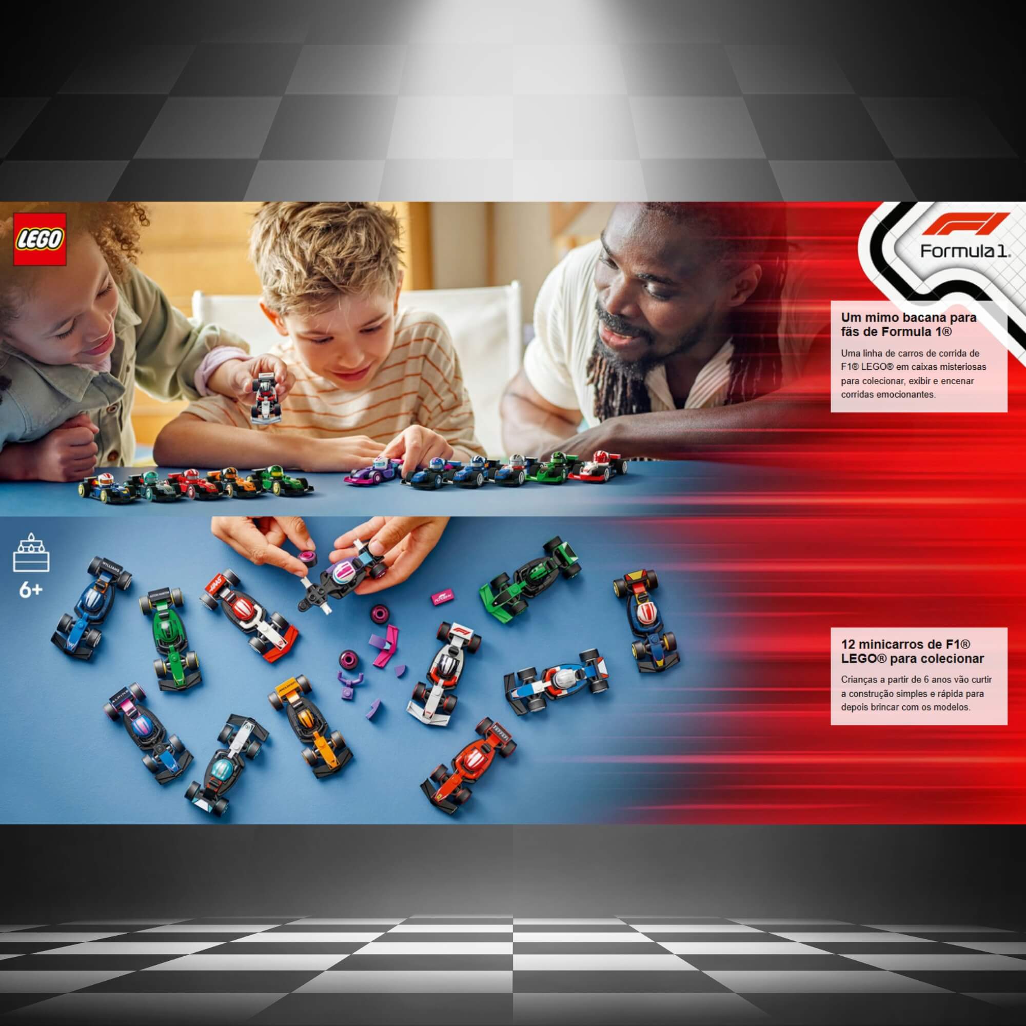 LEGO Carrinho de Corrida Surpresa Colecionável F1 - 4111171049