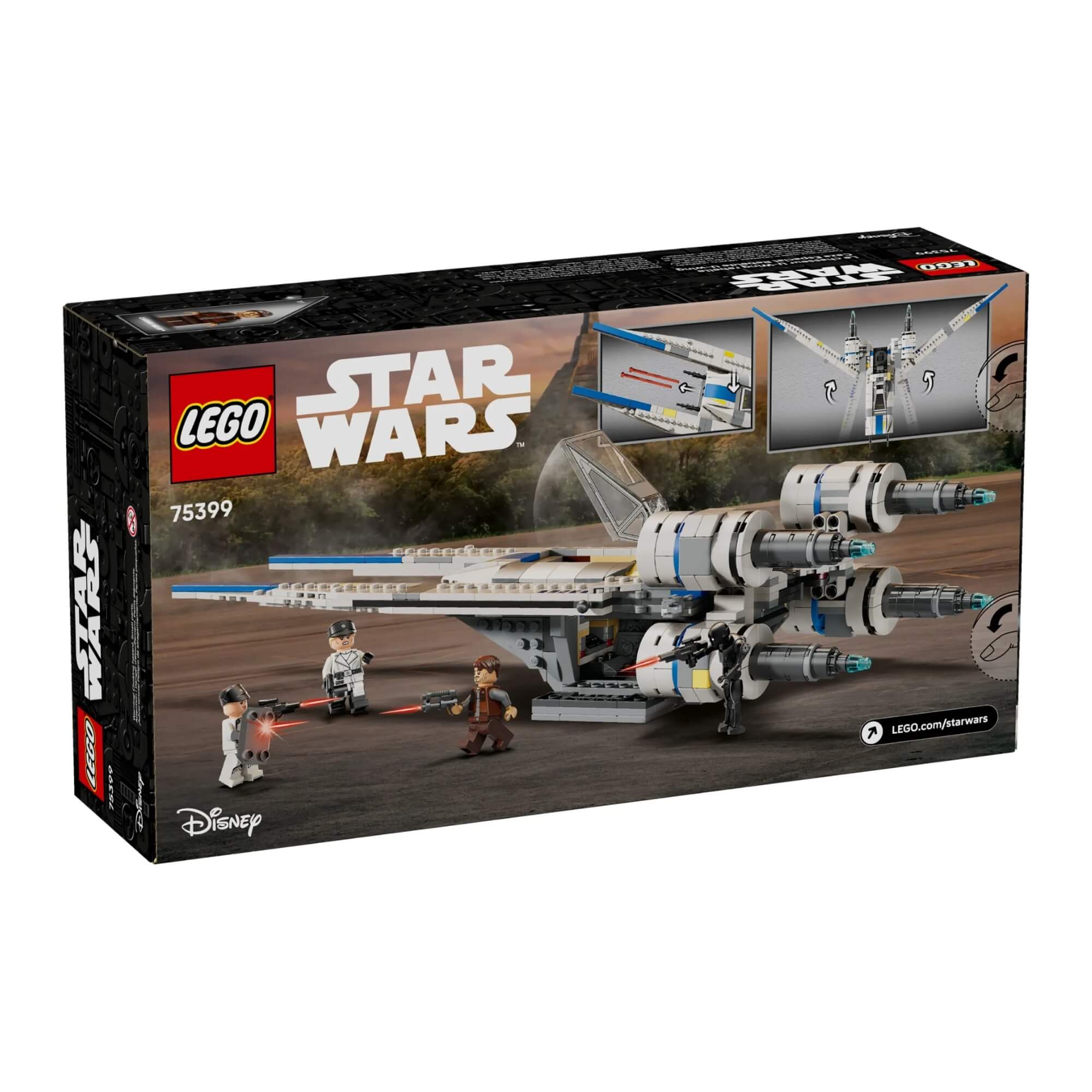 LEGO Blocos de Montar Star Wars - Caça Estelar Rebelde U-Wing 594 Peças - 4111175399