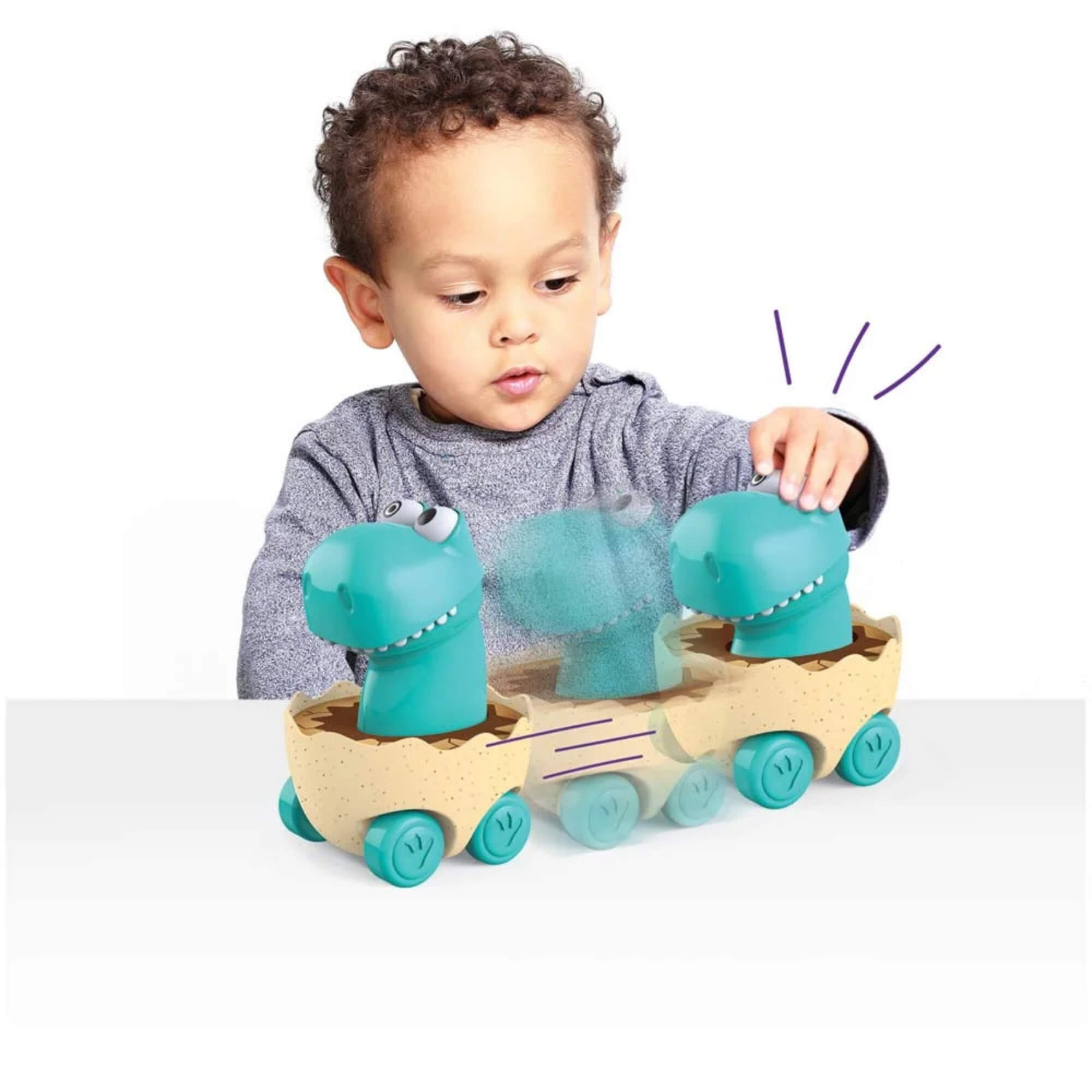 Brinquedo Infantil Carrinho Dinozoom com Fricção Elka - 1174
