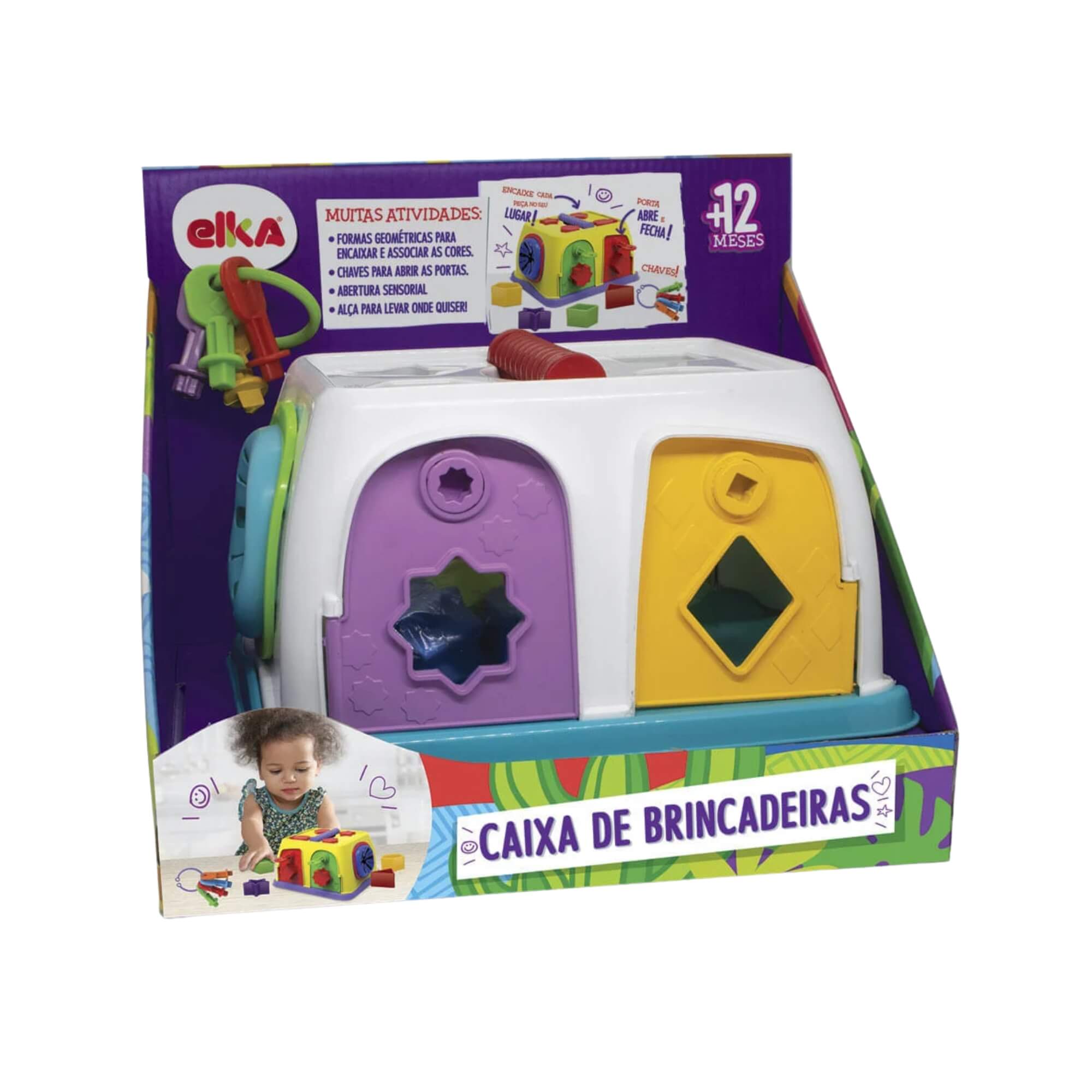 Brinquedo Infantil Caixa de Brincadeiras Elka - 1135