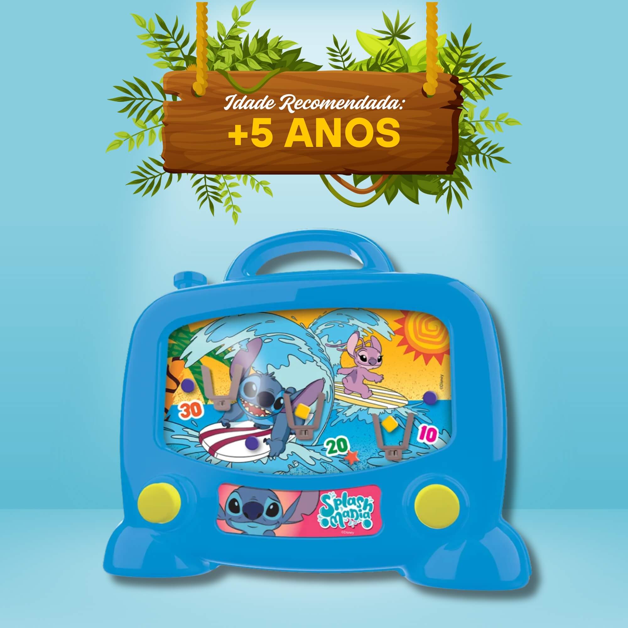 Brinquedo Infantil Splash Mania Stitch Elka - 1333