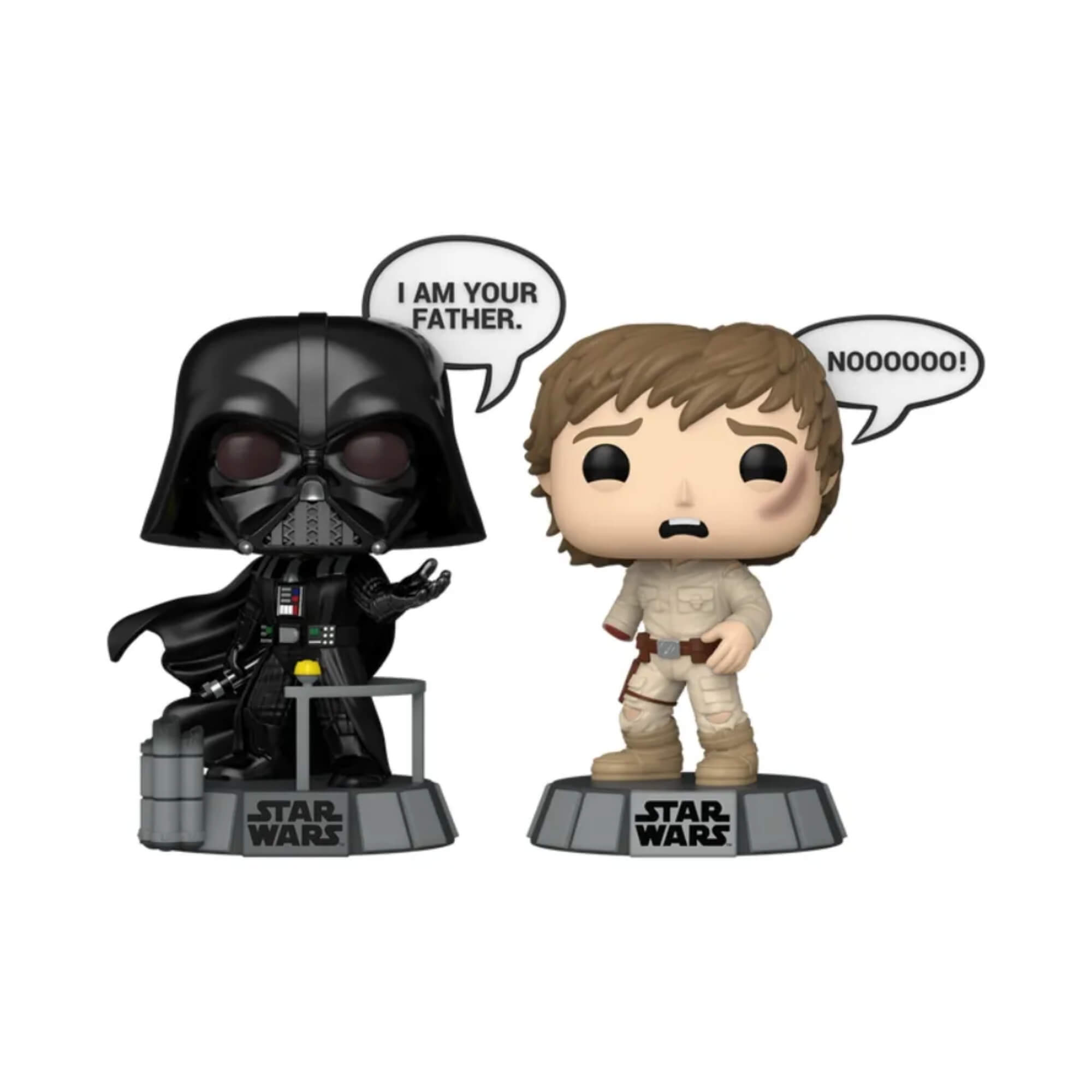 Boneco Funko Pop! Star Wars Sayings - Darth Vader e Luke Candide - 12071