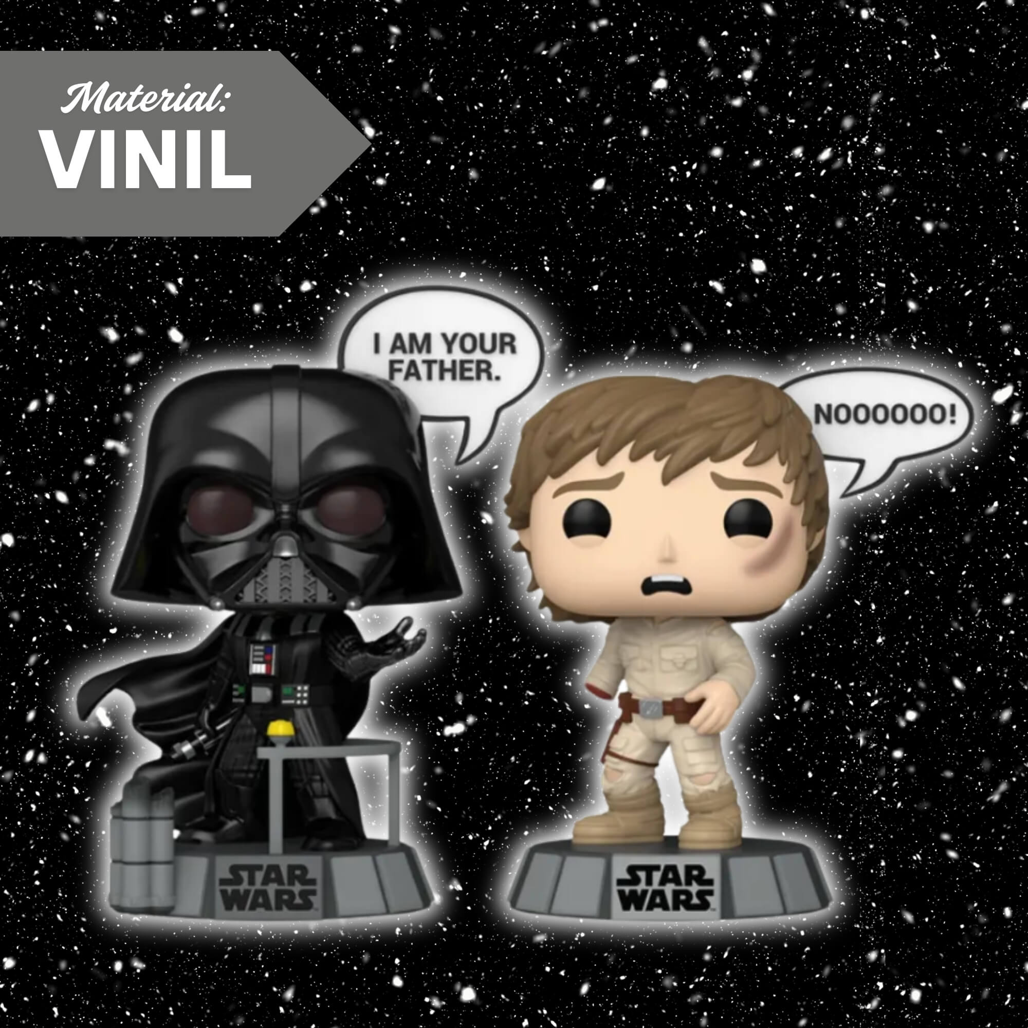 Boneco Funko Pop! Star Wars Sayings - Darth Vader e Luke Candide - 12071