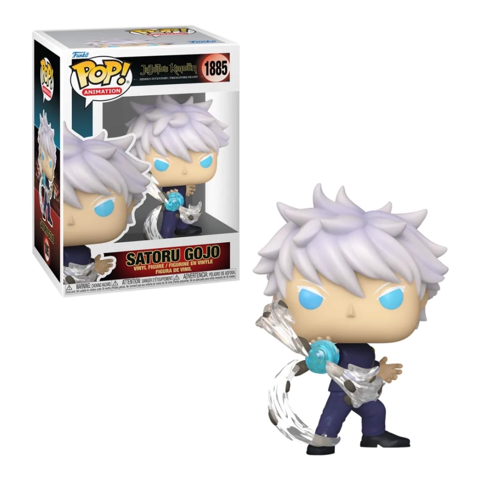 Boneco Funko Pop! Jujutsu Kaisen - Satoru Gojo (Técnica Maldita Azul) Candide - 12102