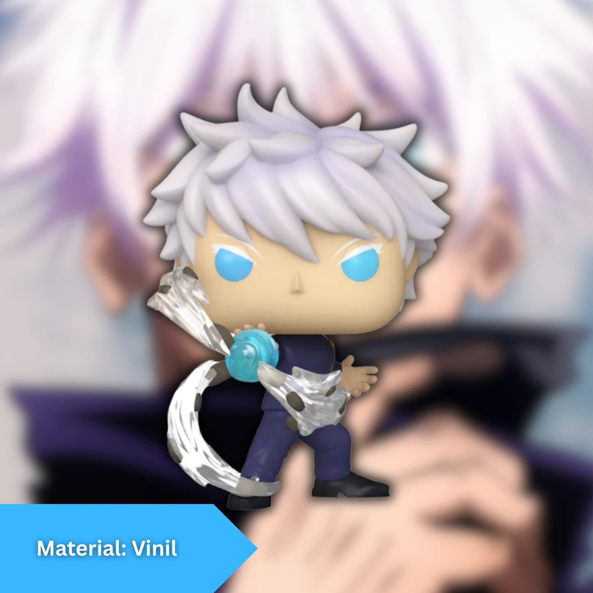 Boneco Funko Pop! Jujutsu Kaisen - Satoru Gojo (Técnica Maldita Azul) Candide - 12102