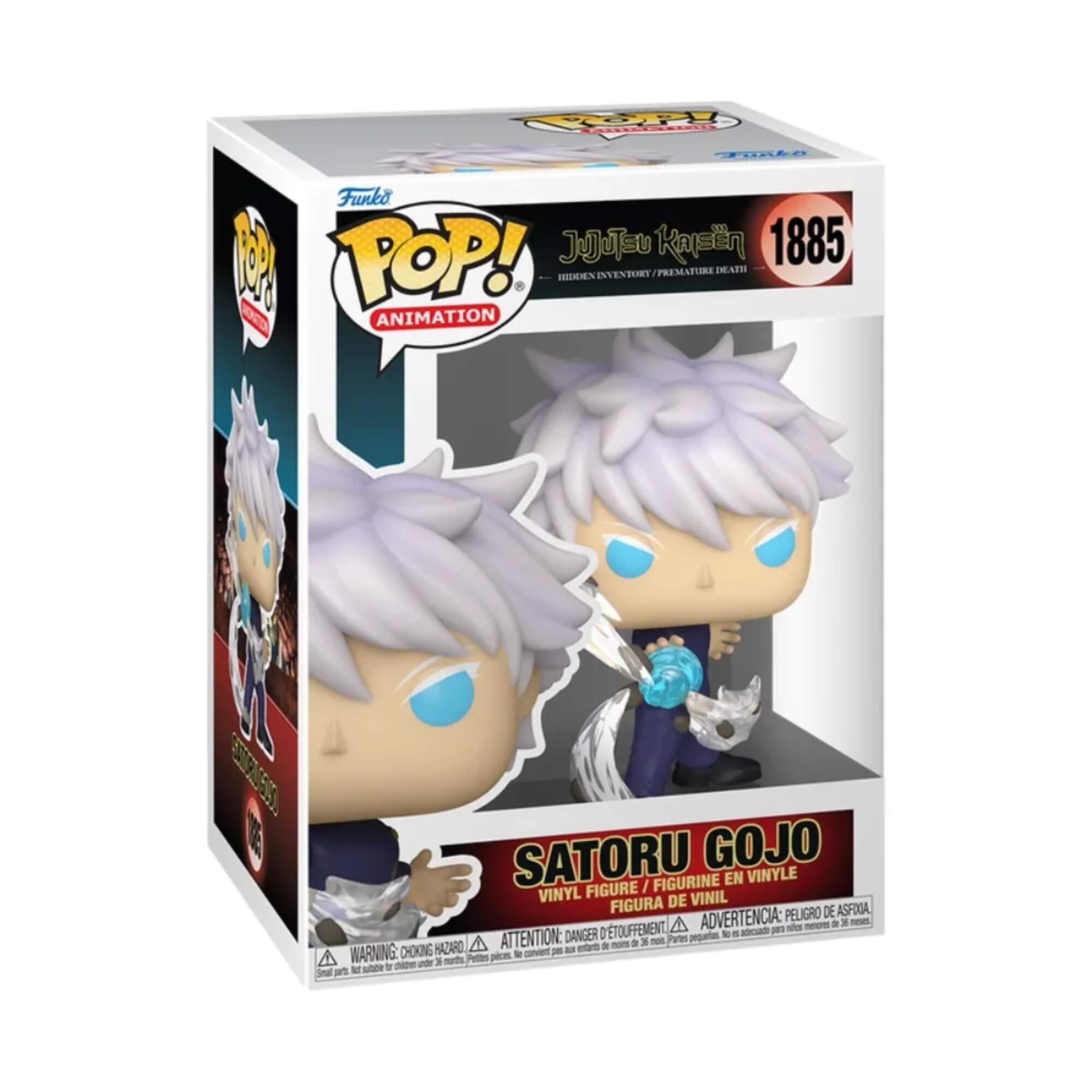 Boneco Funko Pop! Jujutsu Kaisen - Satoru Gojo (Técnica Maldita Azul) Candide - 12102
