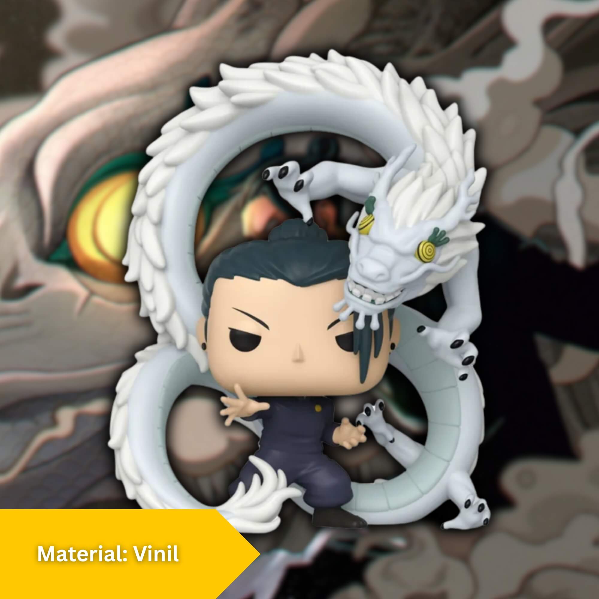 Boneco Funko Pop! Premium Jujutsu Kaisen - Geto com Dragao Candide 	12103