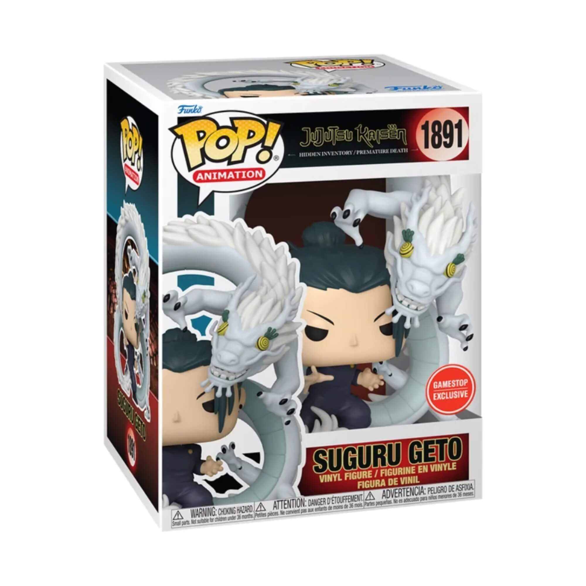 Boneco Funko Pop! Premium Jujutsu Kaisen - Geto com Dragao Candide 	12103