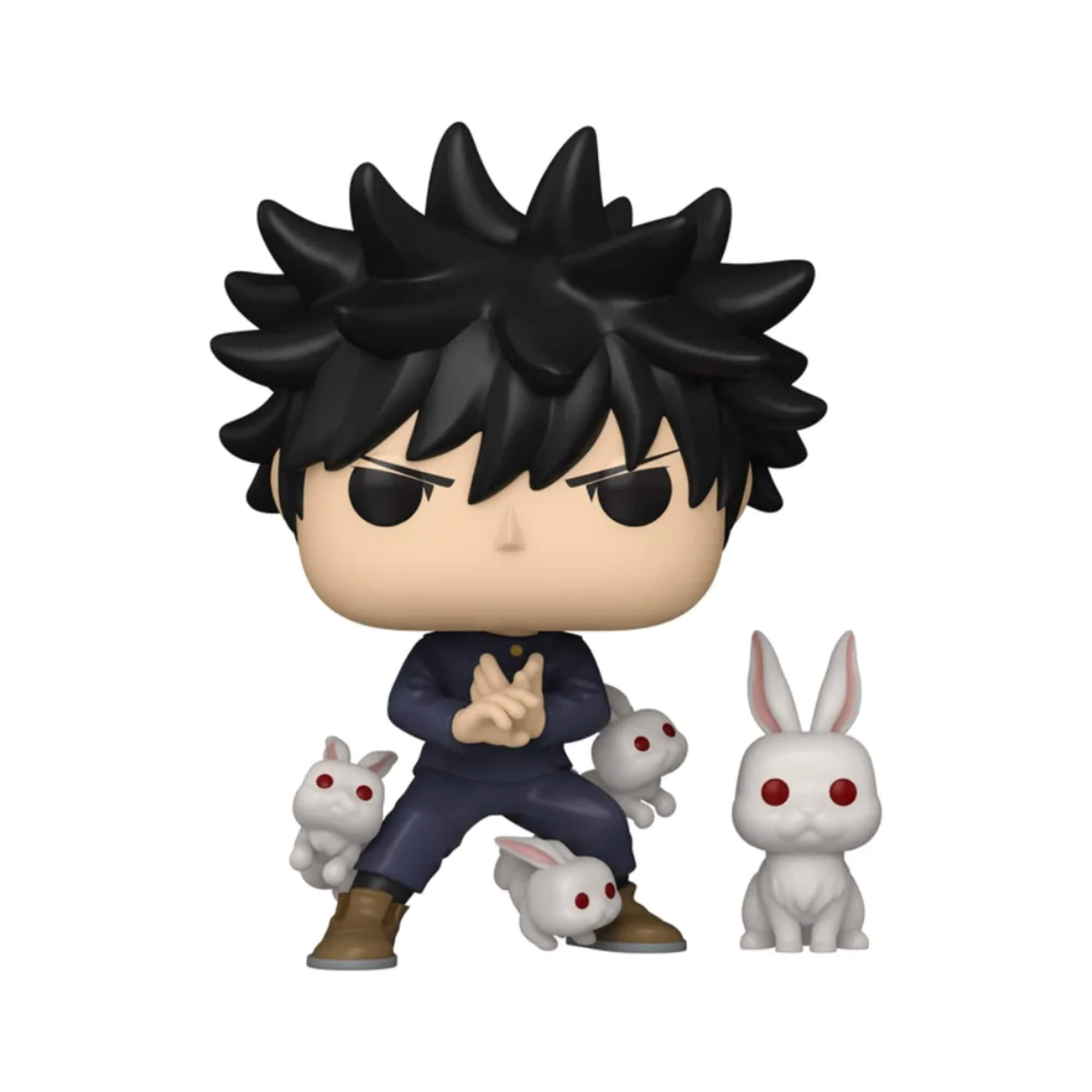 Boneco Funko Pop! & Buddy Jujutsu Kaisen - Megumi com Coelhos Candide - 12100