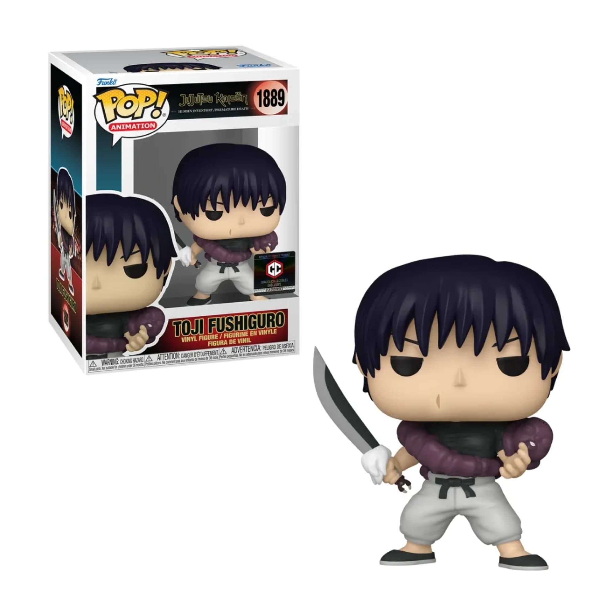 Boneco Funko Pop! Jujutsu Kaisen - Toji Fushiguro Candide - 12101