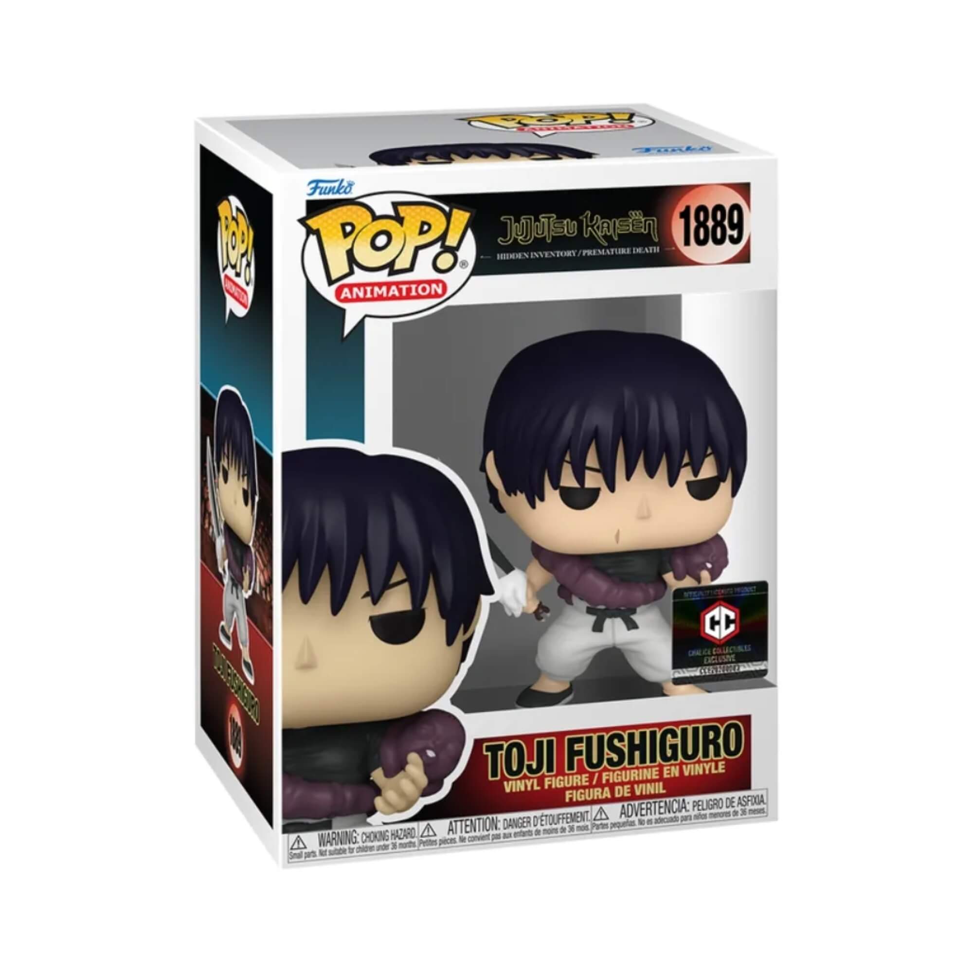 Boneco Funko Pop! Jujutsu Kaisen - Toji Fushiguro Candide - 12101