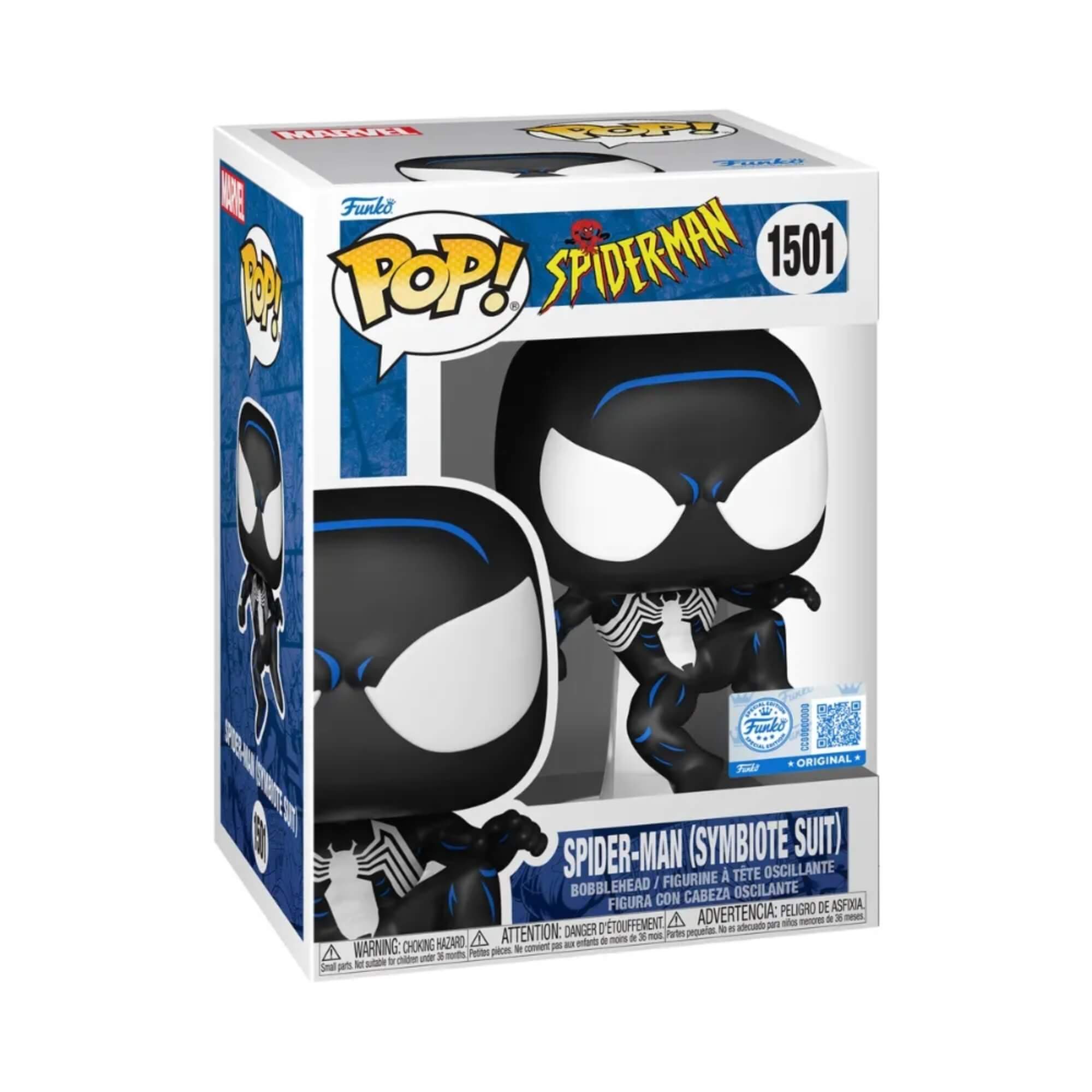 Boneco Funko Pop! Marvel Homem-Aranha - Homem-Aranha Traje Preto Candide - 12138