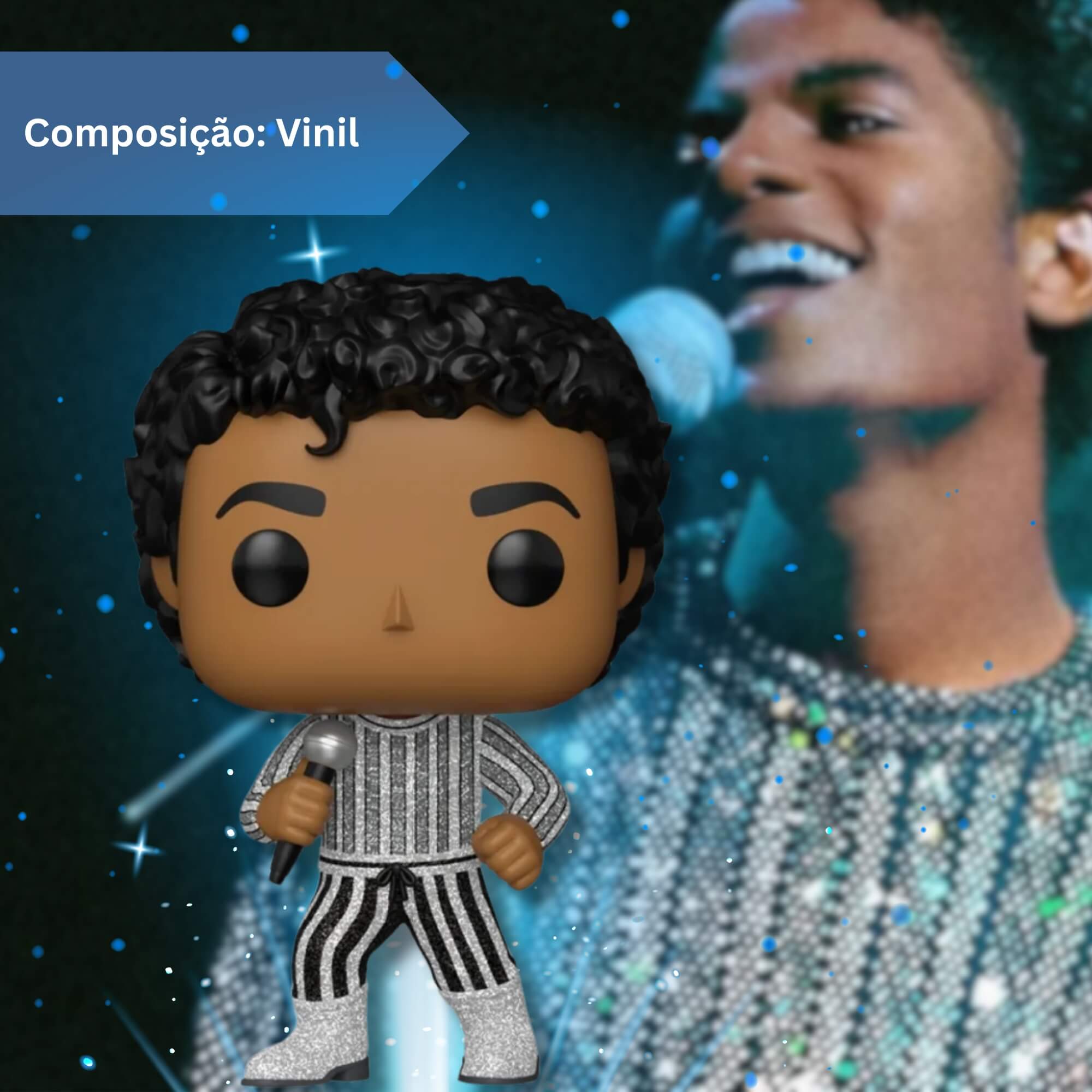 Boneco Funko Pop! Rocks Michael Jackson - Rock With You (Glitter) Candide - 12202