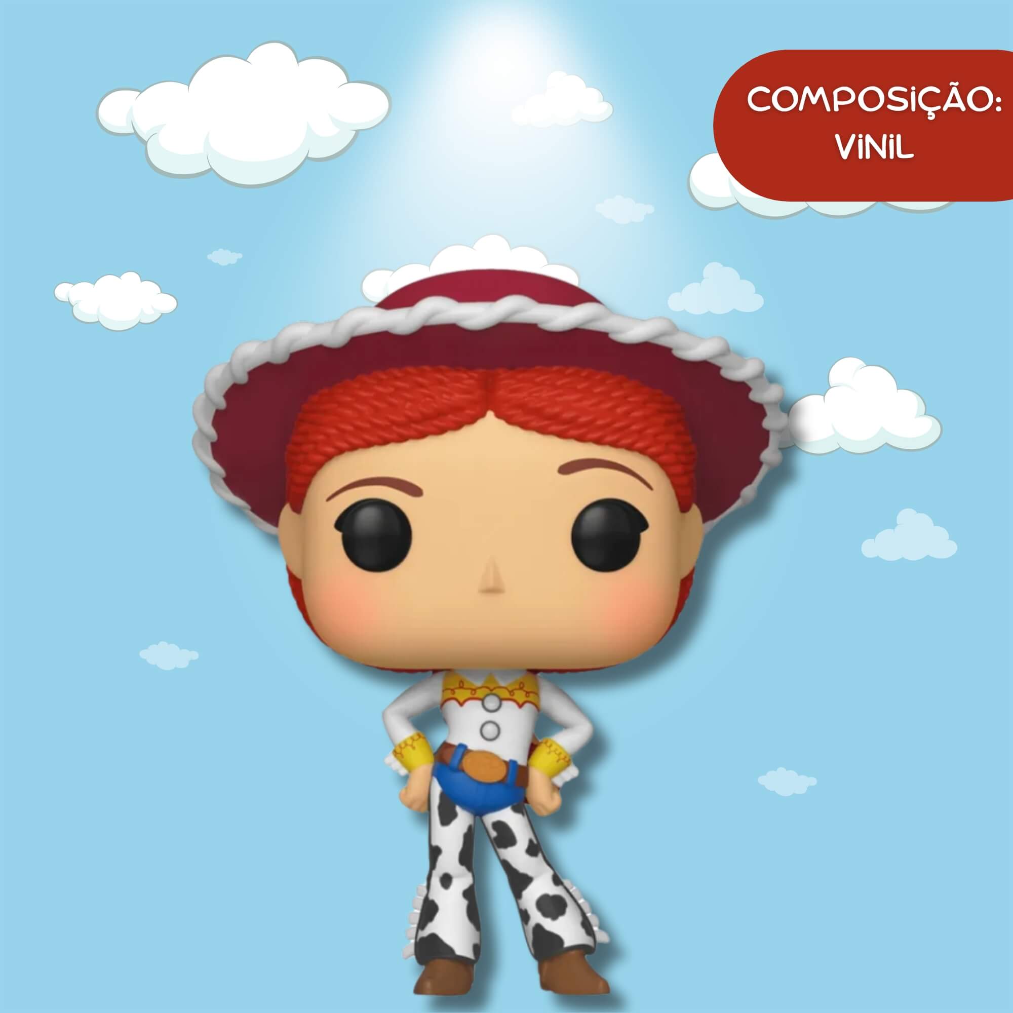 Boneco Funko Pop! Disney Toy Story 4 Jesse Candide - 12212