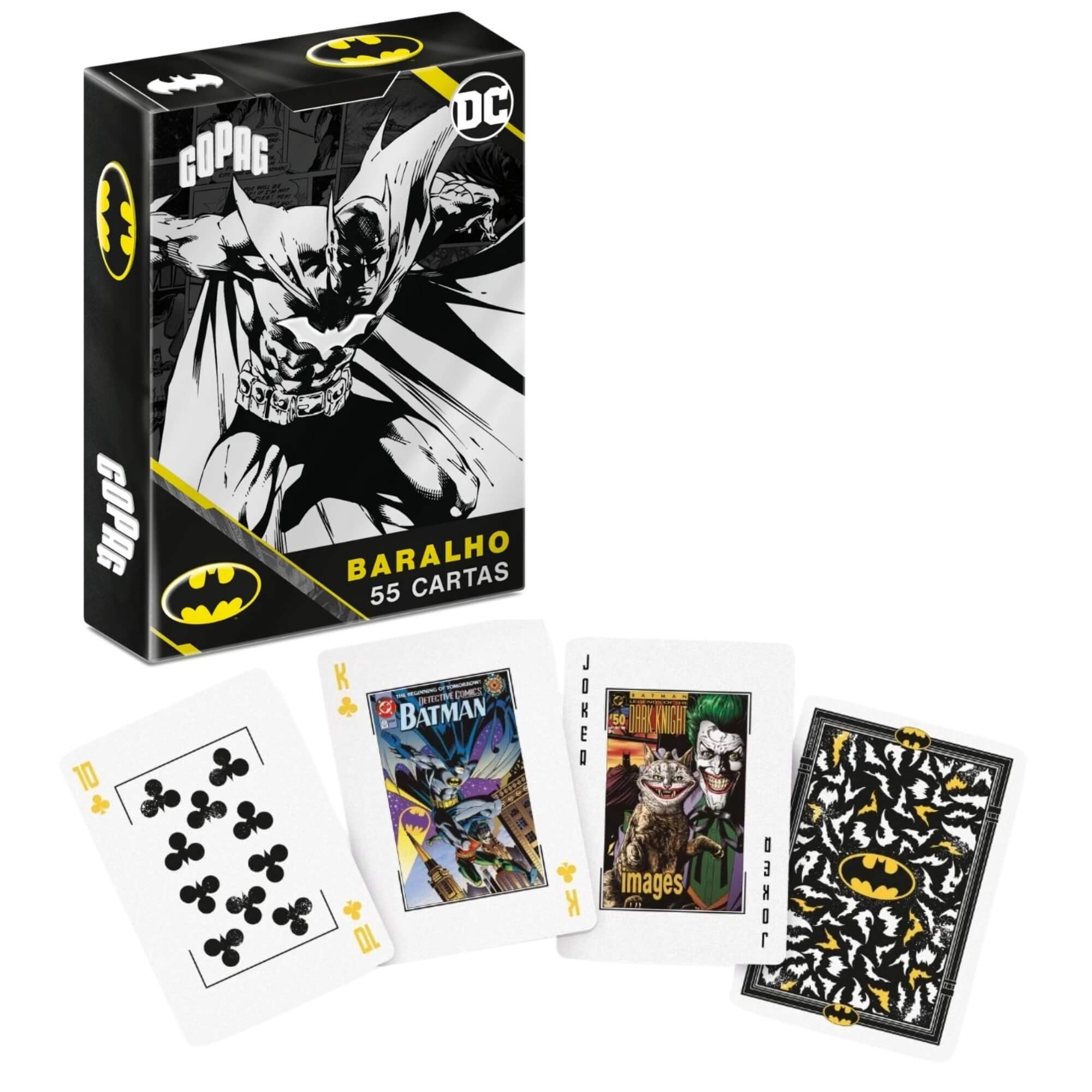 Jogo de Cartas Baralho Batman 85 Anos Copag - 34607