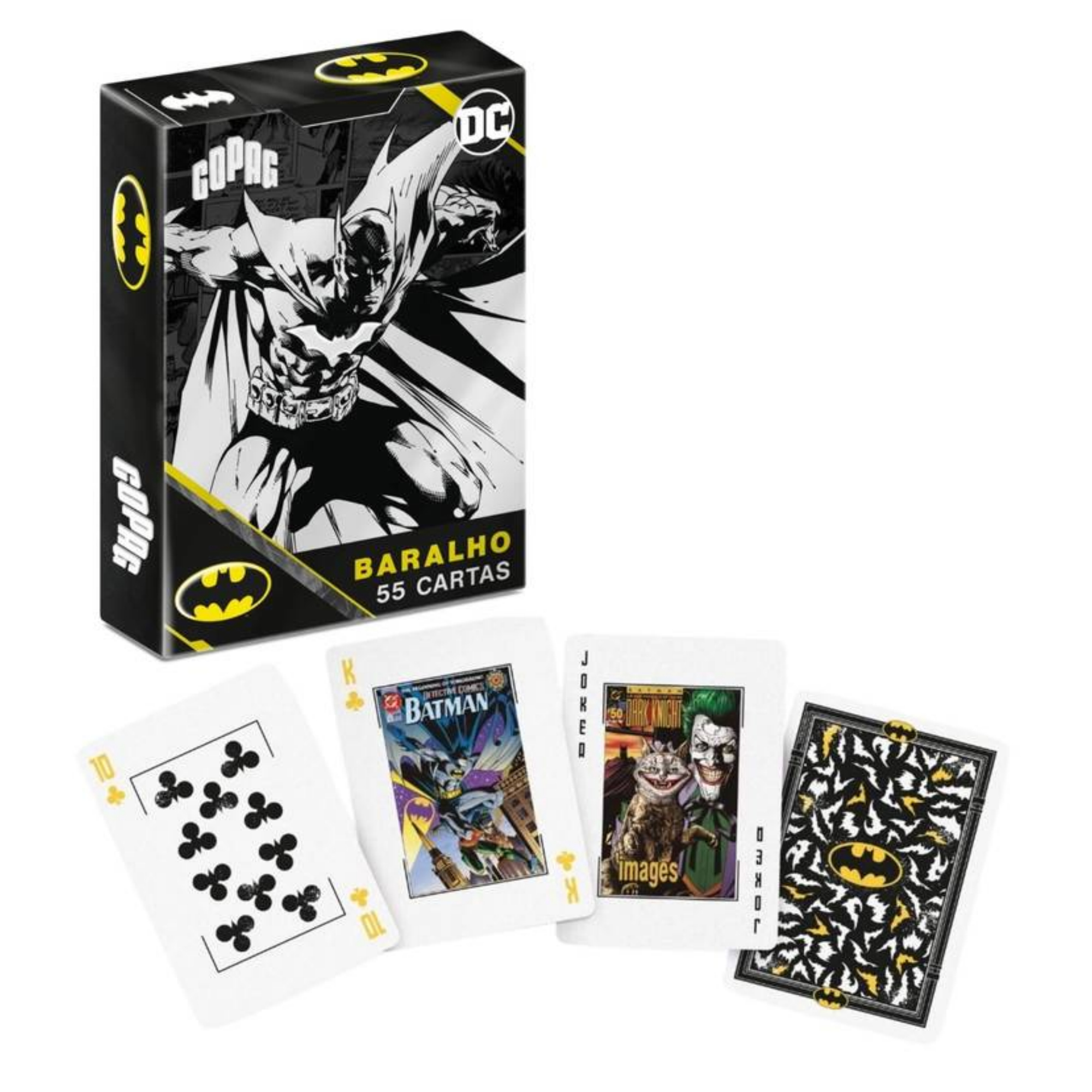Jogo de Cartas Baralho Batman 85 Anos Copag - 34607