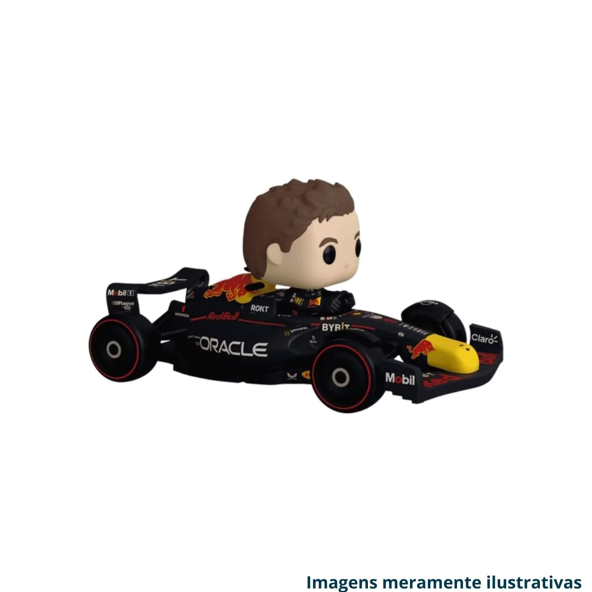 COMP Kit Bonecos Funko Pop! Rides Super Deluxe + Racing Oracle Red Bull - Max Verstappen Candide