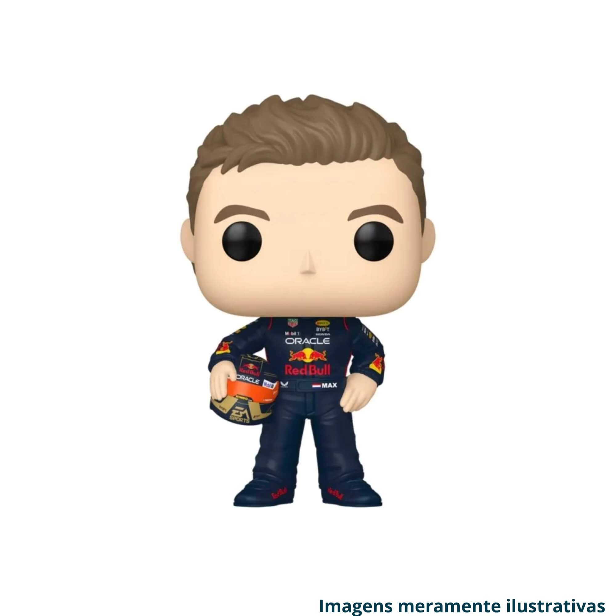 COMP Kit Bonecos Funko Pop! Rides Super Deluxe + Racing Oracle Red Bull - Max Verstappen Candide