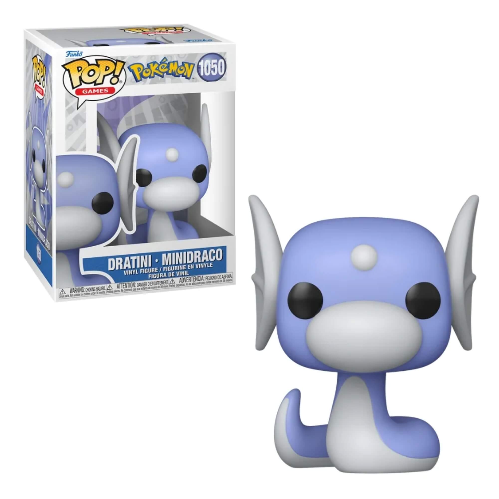 COMP Kit Funko Pop Pokemon Dragonite e Dratini Evolução - Candide